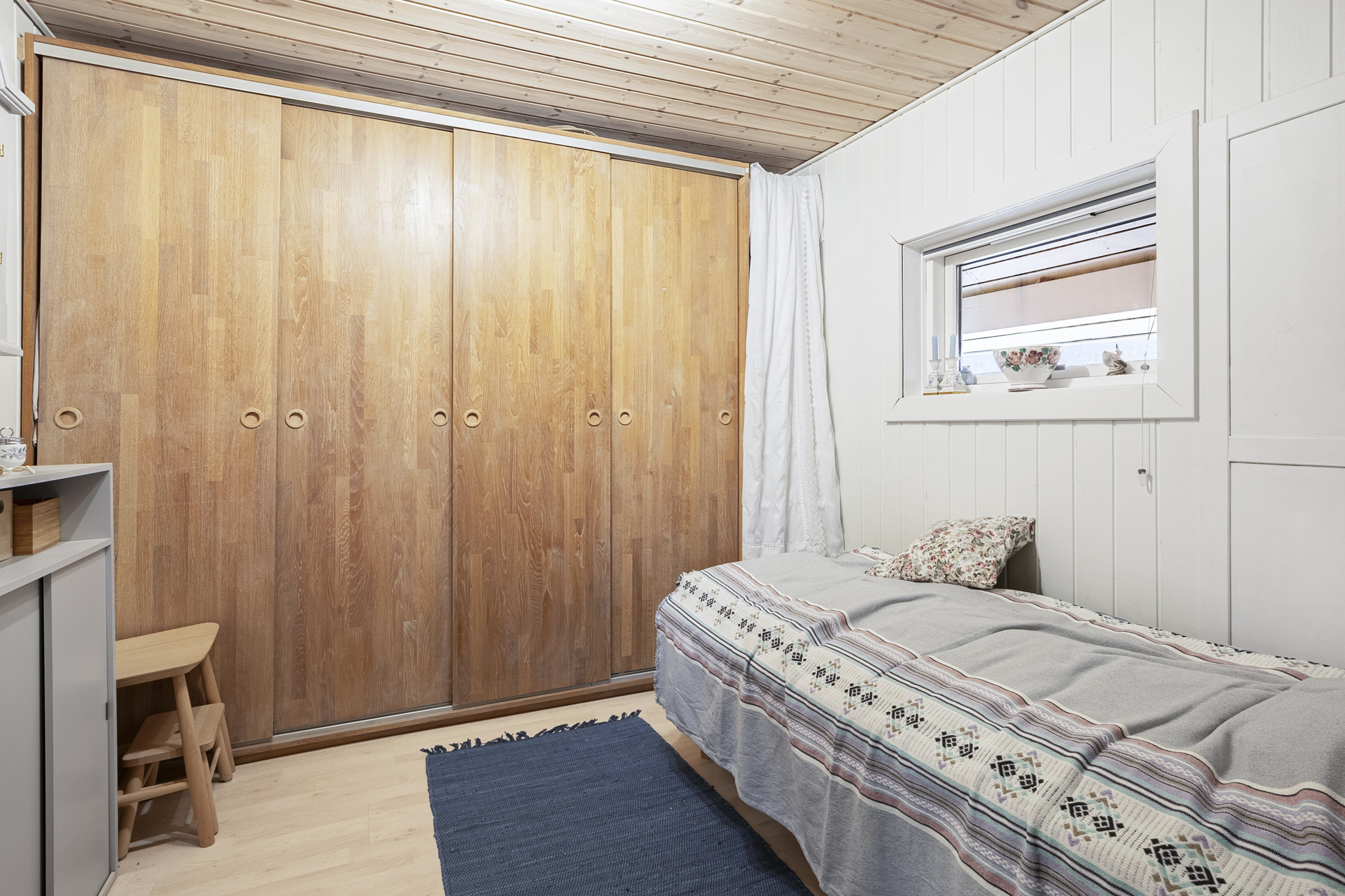 Fremhævet soveværelse billede i fuldskærmstilstand. Billede af Storkevej 14, Frølunde Fed, 4220 Korsør