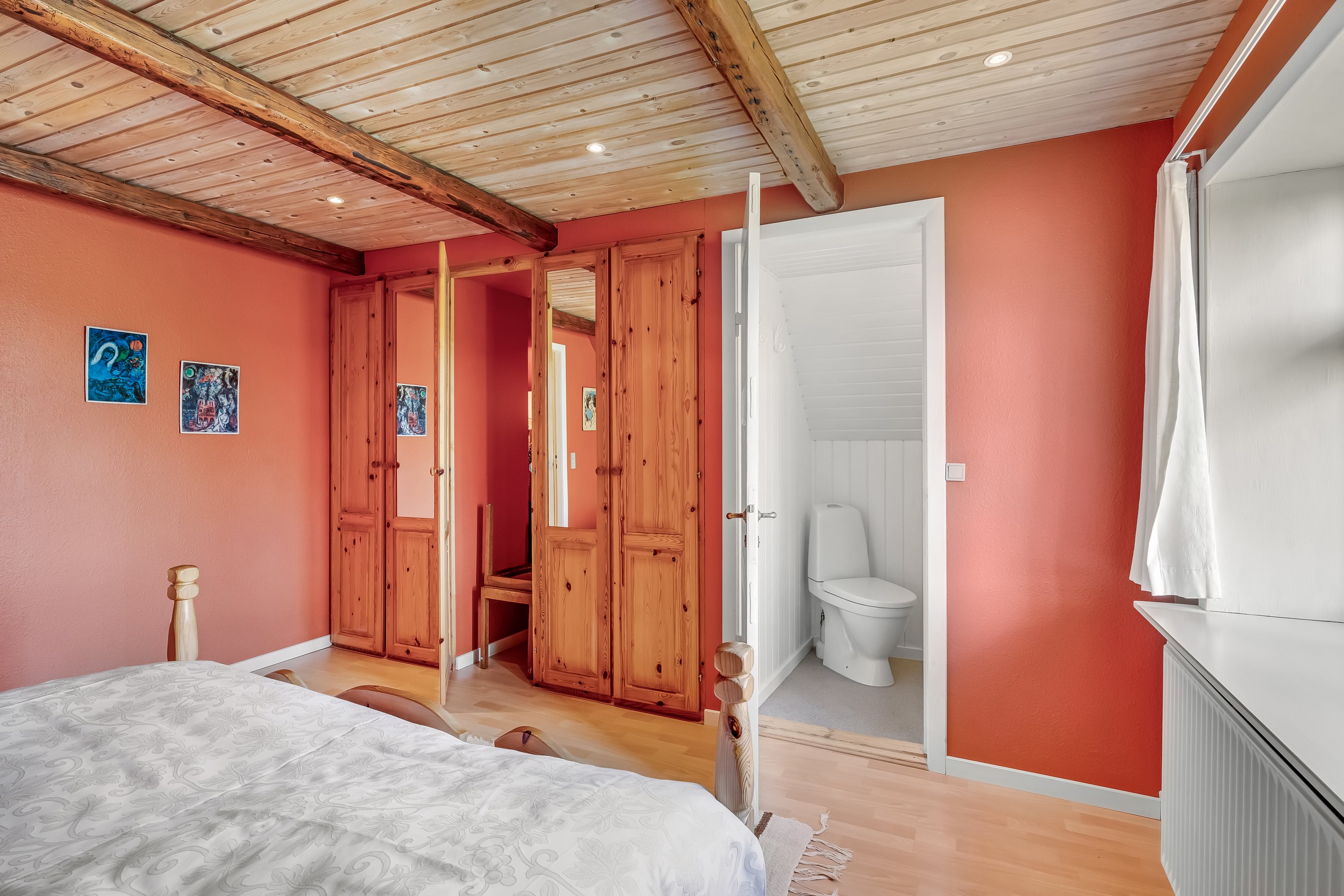 Fremhævet soveværelse billede i fuldskærmstilstand. Billede af Nørremøllevej 8, Lomborg, 7620 Lemvig