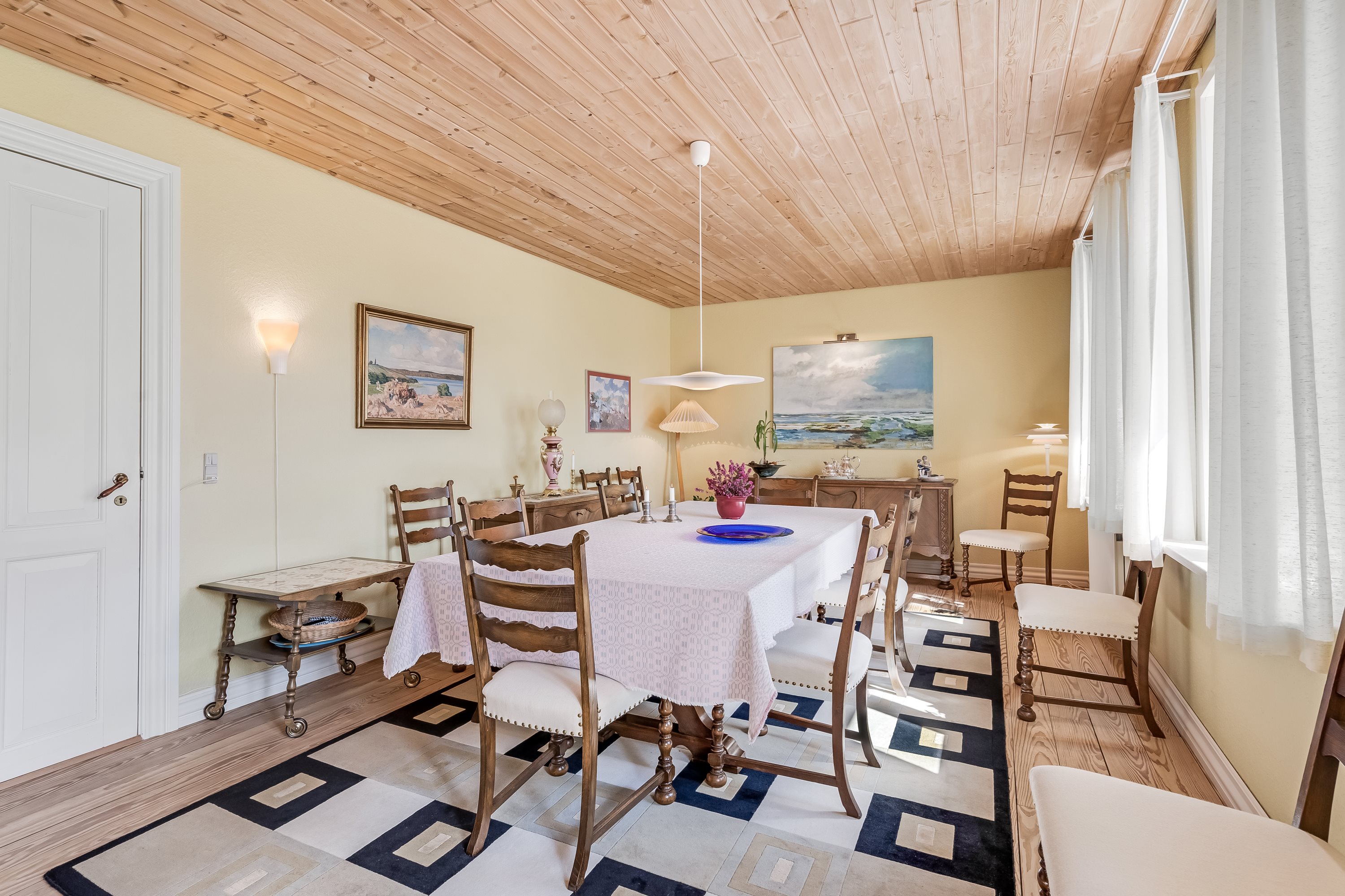 Fremhævet spisestue billede i fuldskærmstilstand. Billede af Nørremøllevej 8, Lomborg, 7620 Lemvig