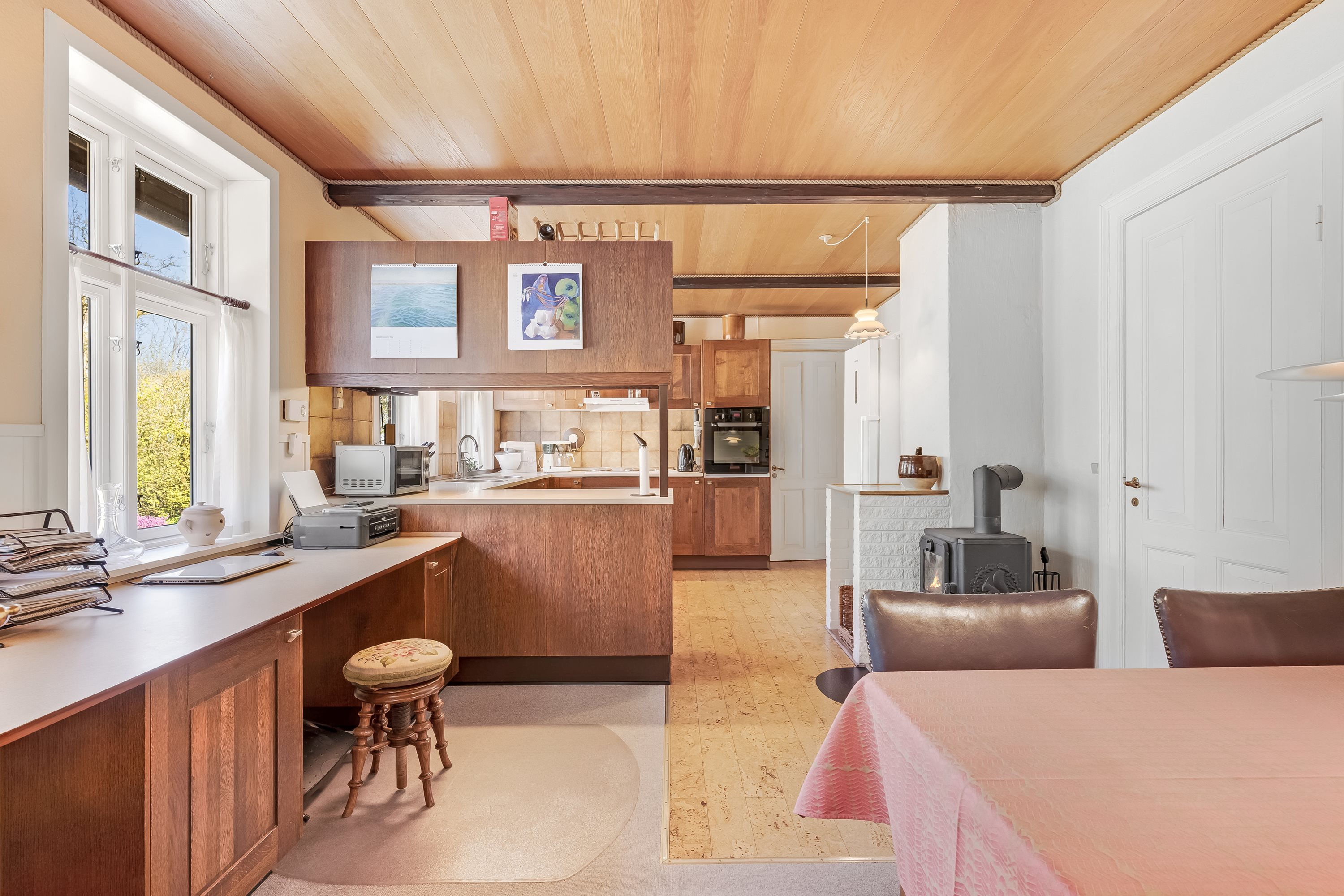 Fremhævet køkken billede i fuldskærmstilstand. Billede af Nørremøllevej 8, Lomborg, 7620 Lemvig