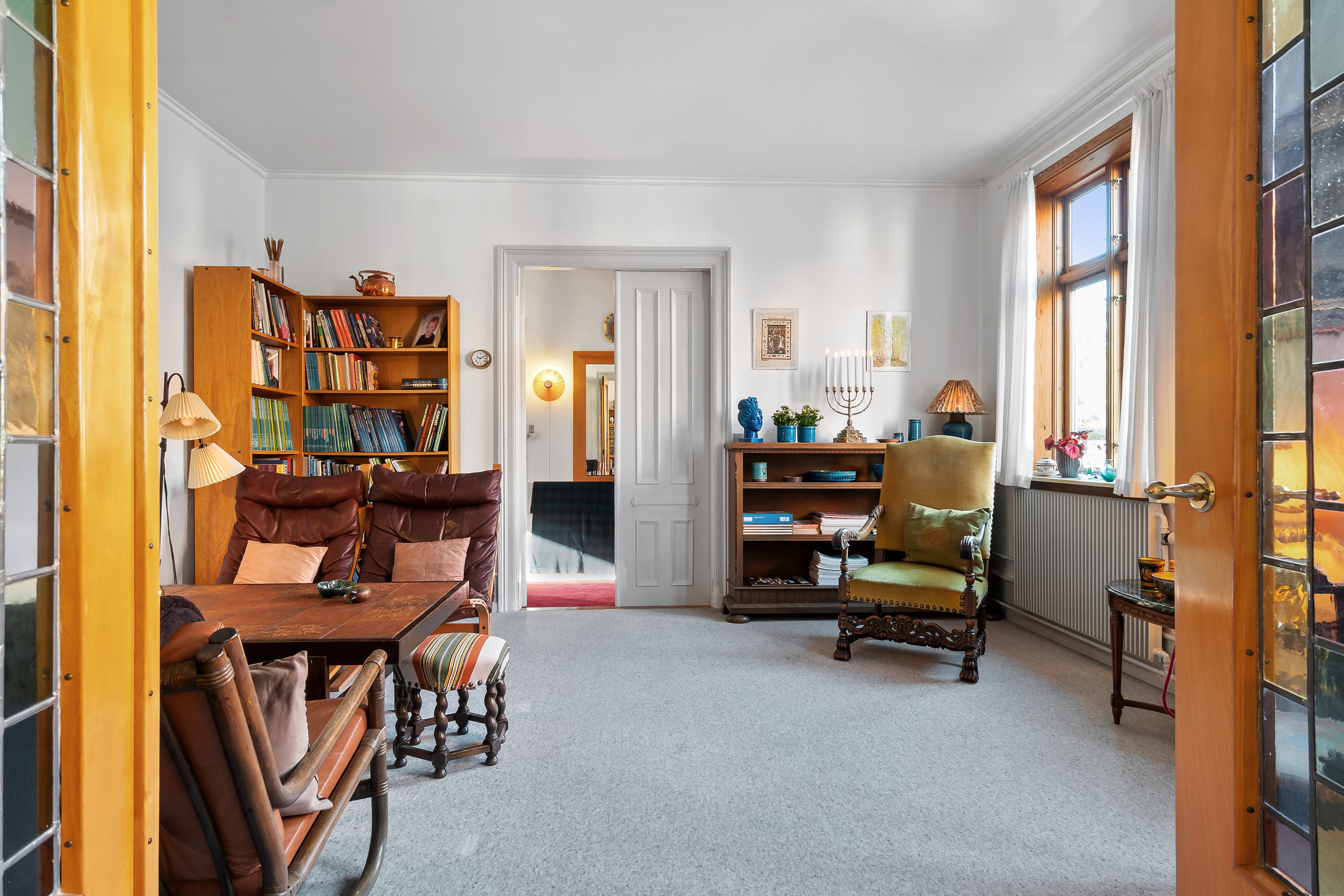 Fremhævet stue billede i fuldskærmstilstand. Billede af Storegade 70, 3700 Rønne