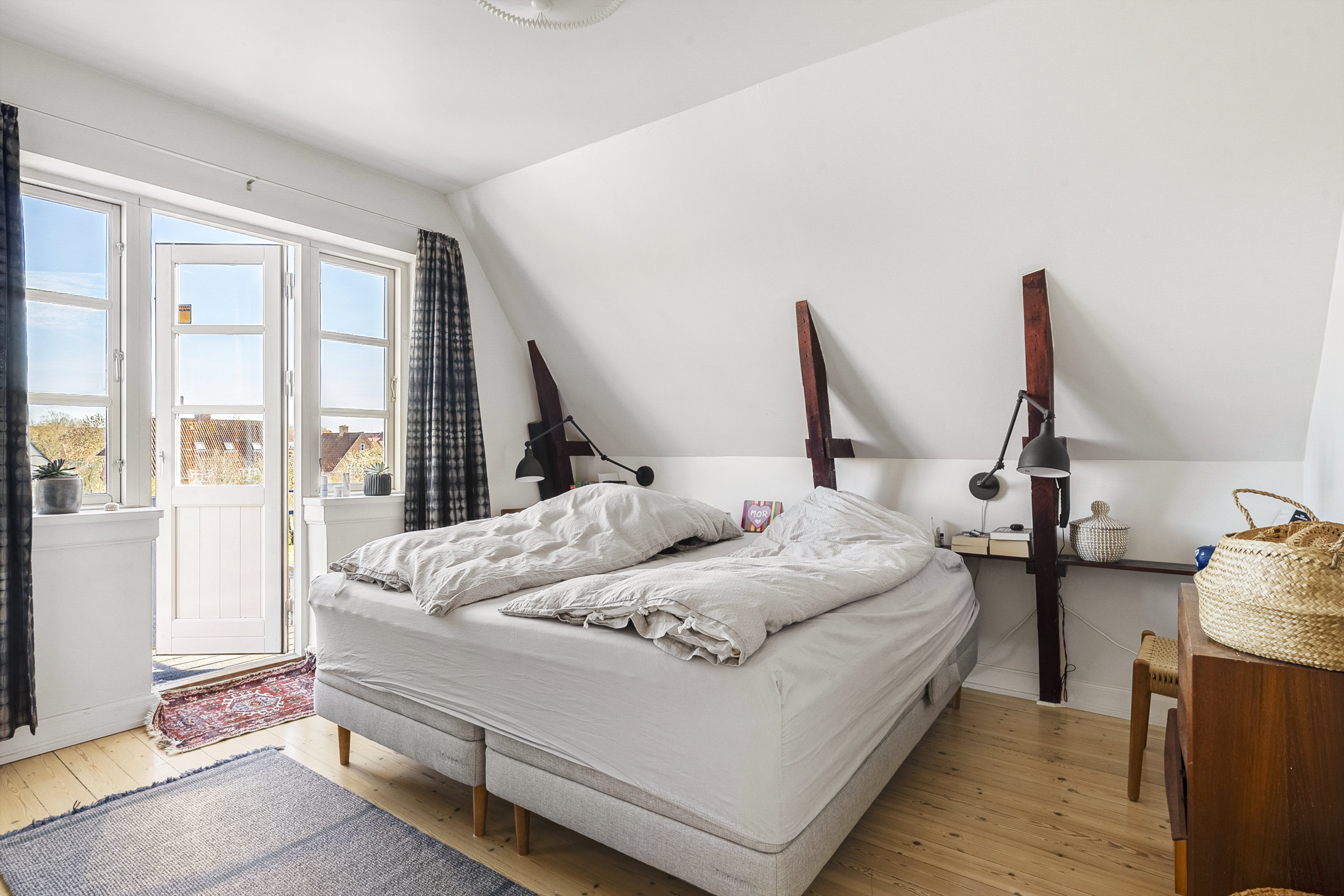 Fremhævet soveværelse billede i fuldskærmstilstand. Billede af Mosegårdsvej 13, 5000 Odense C