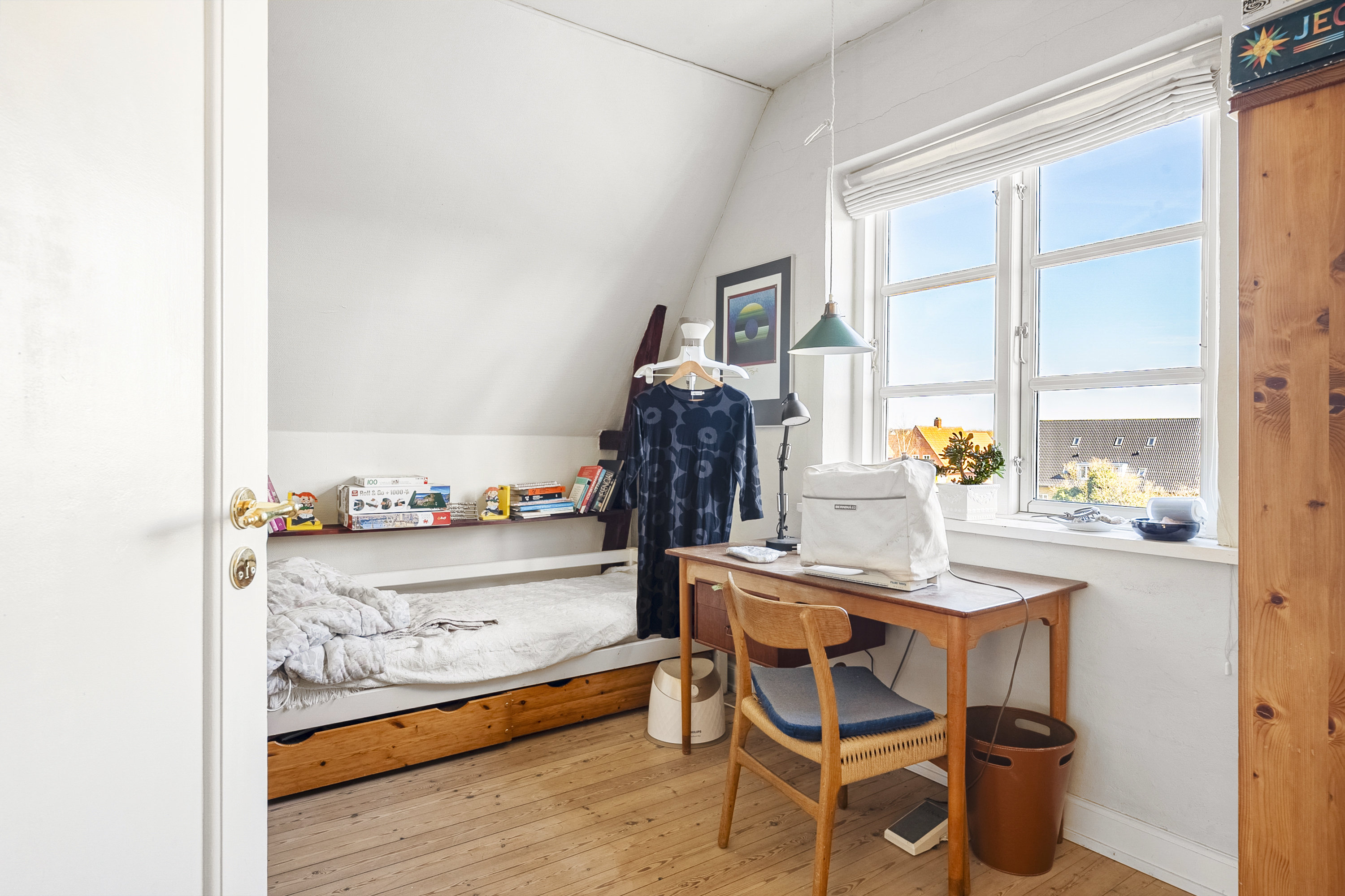 Fremhævet soveværelse billede i fuldskærmstilstand. Billede af Mosegårdsvej 13, 5000 Odense C