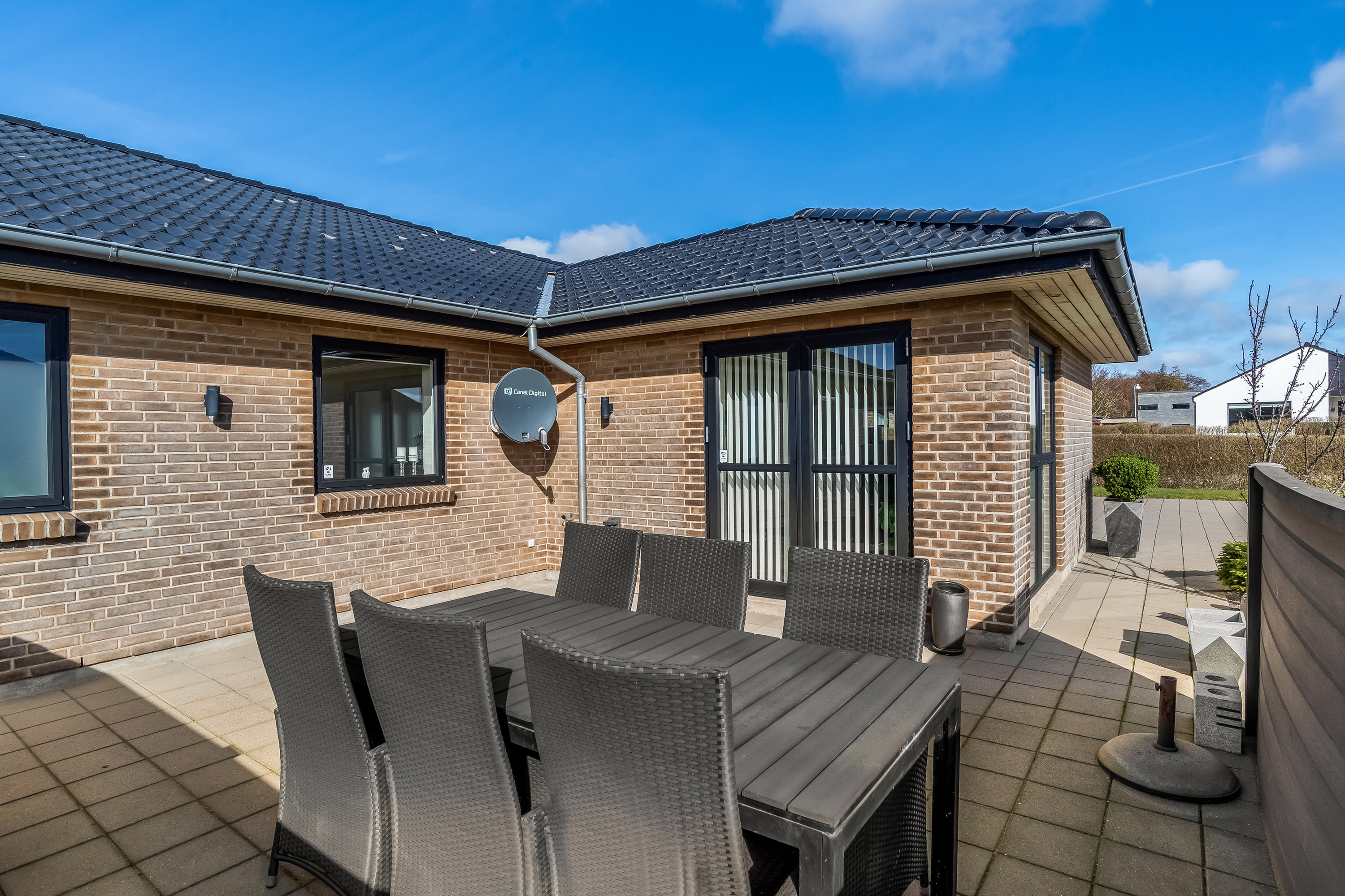 Fremhævet terrasse billede i fuldskærmstilstand. Billede af Grøften 2, 7500 Holstebro