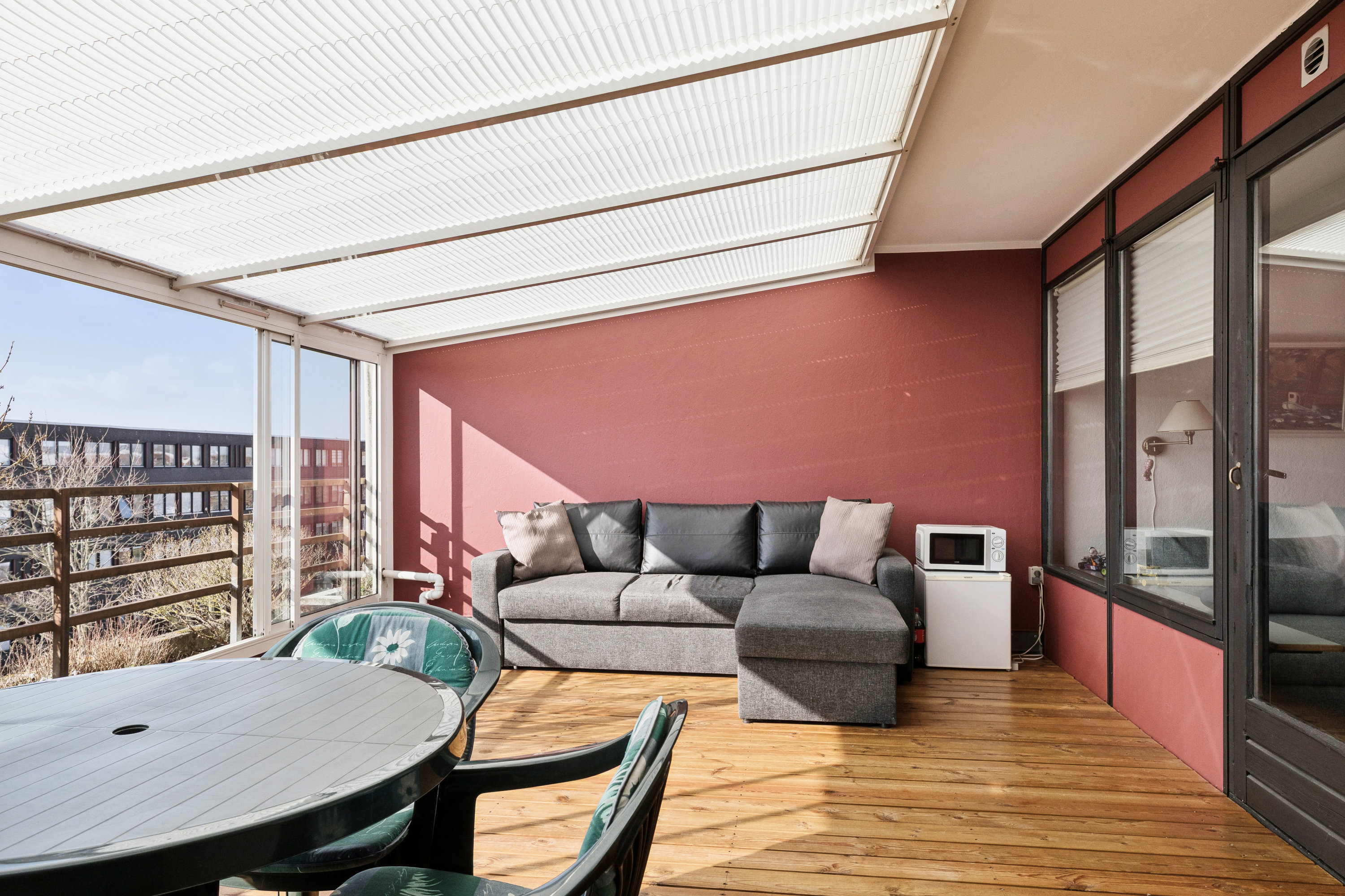 Fremhævet terrasse billede i fuldskærmstilstand. Billede af Spaden C 4, 3. 1., Høje Taastrup, 2630 Taastrup