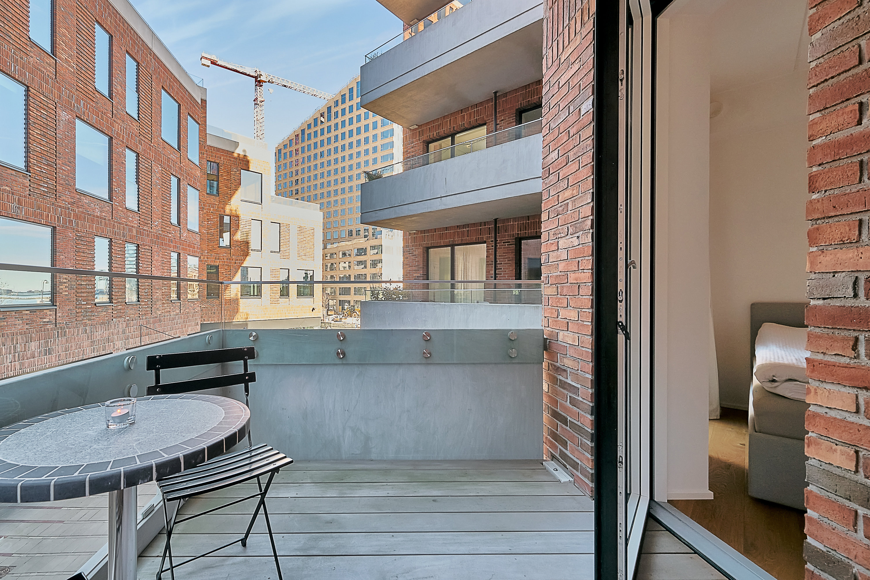 Fremhævet altan billede i fuldskærmstilstand. Billede af Nicoline Kochs Plads 5, 1. 4., 8000 Aarhus C