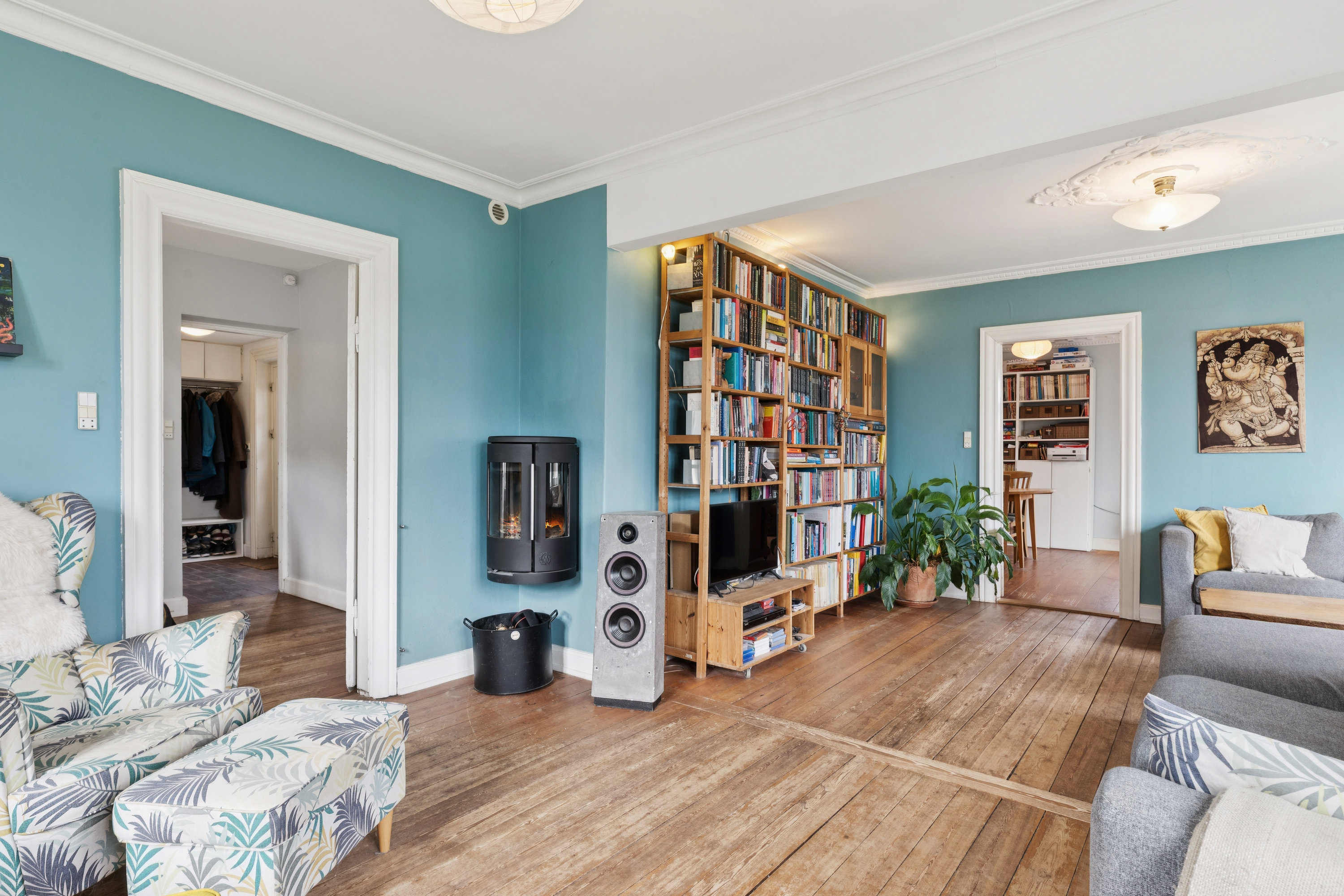 Fremhævet stue billede i fuldskærmstilstand. Billede af Husmandsvej 11, 2630 Taastrup