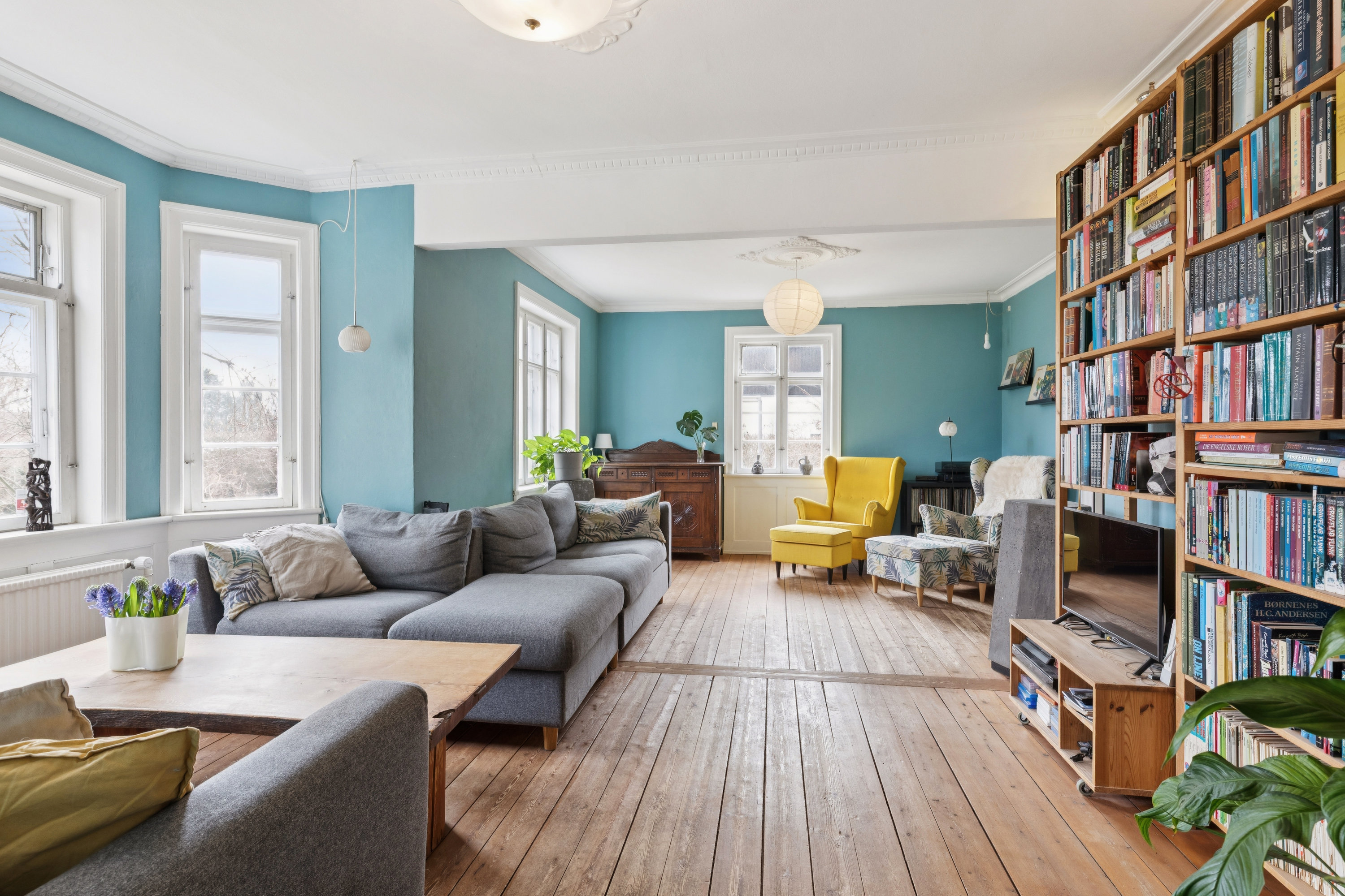 Fremhævet stue billede i fuldskærmstilstand. Billede af Husmandsvej 11, 2630 Taastrup