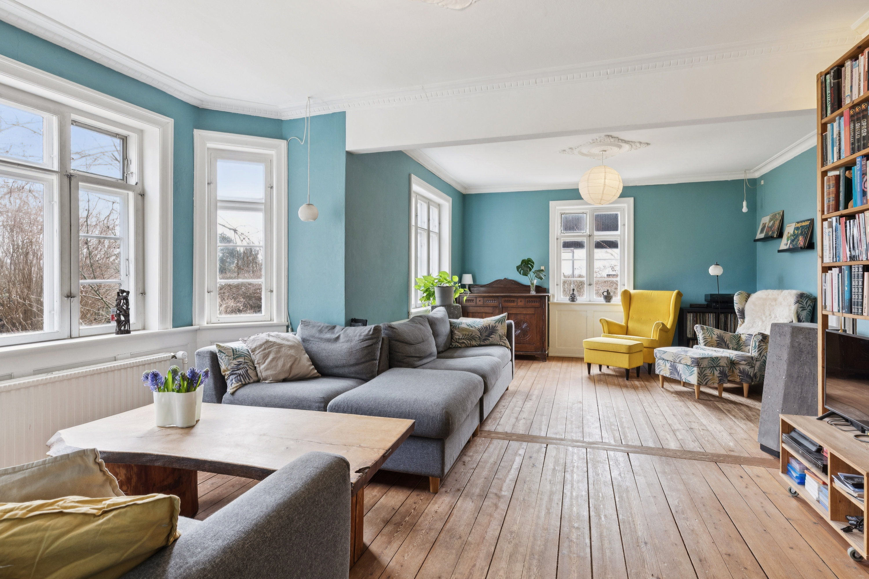 Fremhævet stue billede i fuldskærmstilstand. Billede af Husmandsvej 11, 2630 Taastrup