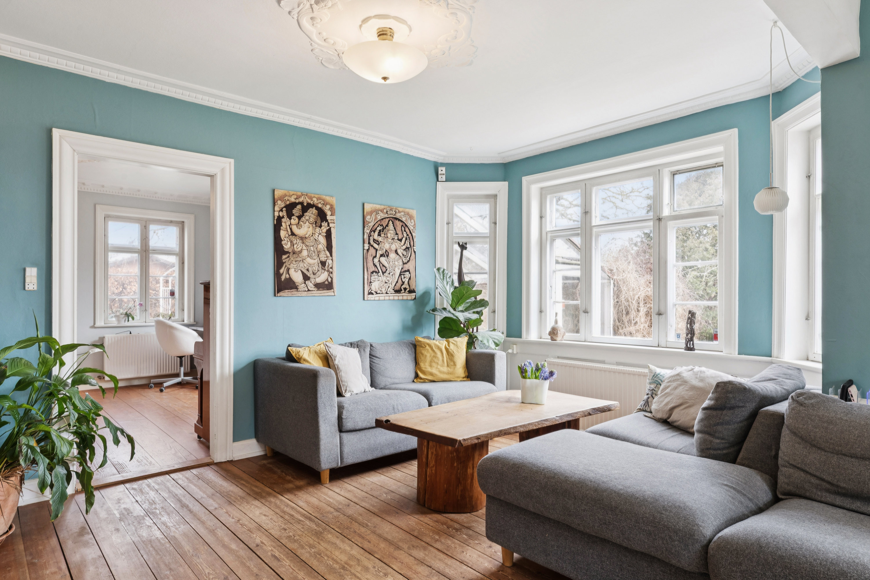 Fremhævet stue billede i fuldskærmstilstand. Billede af Husmandsvej 11, 2630 Taastrup