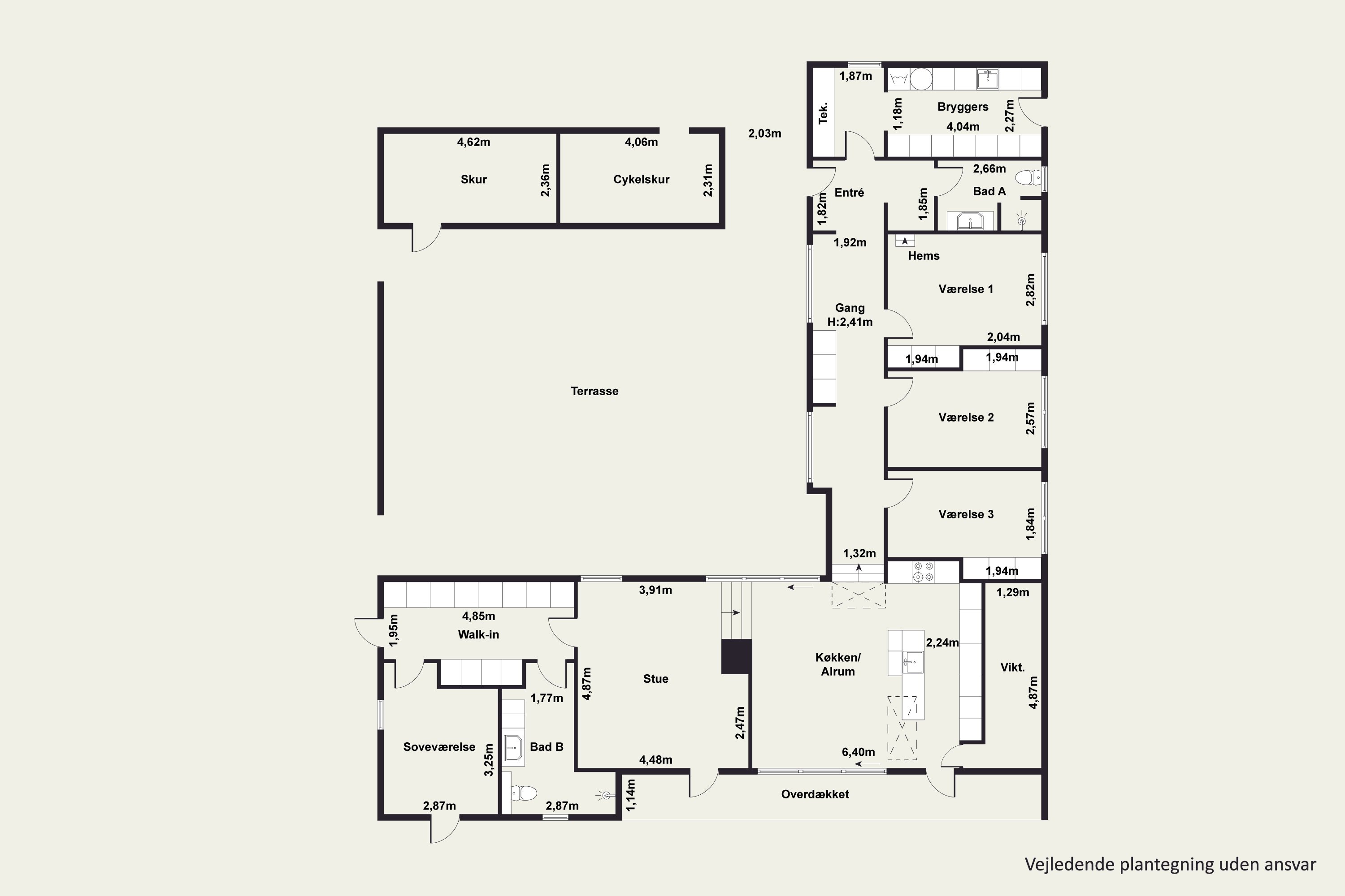 Plantegninger billede af Akacievej 17, 8680 Ry