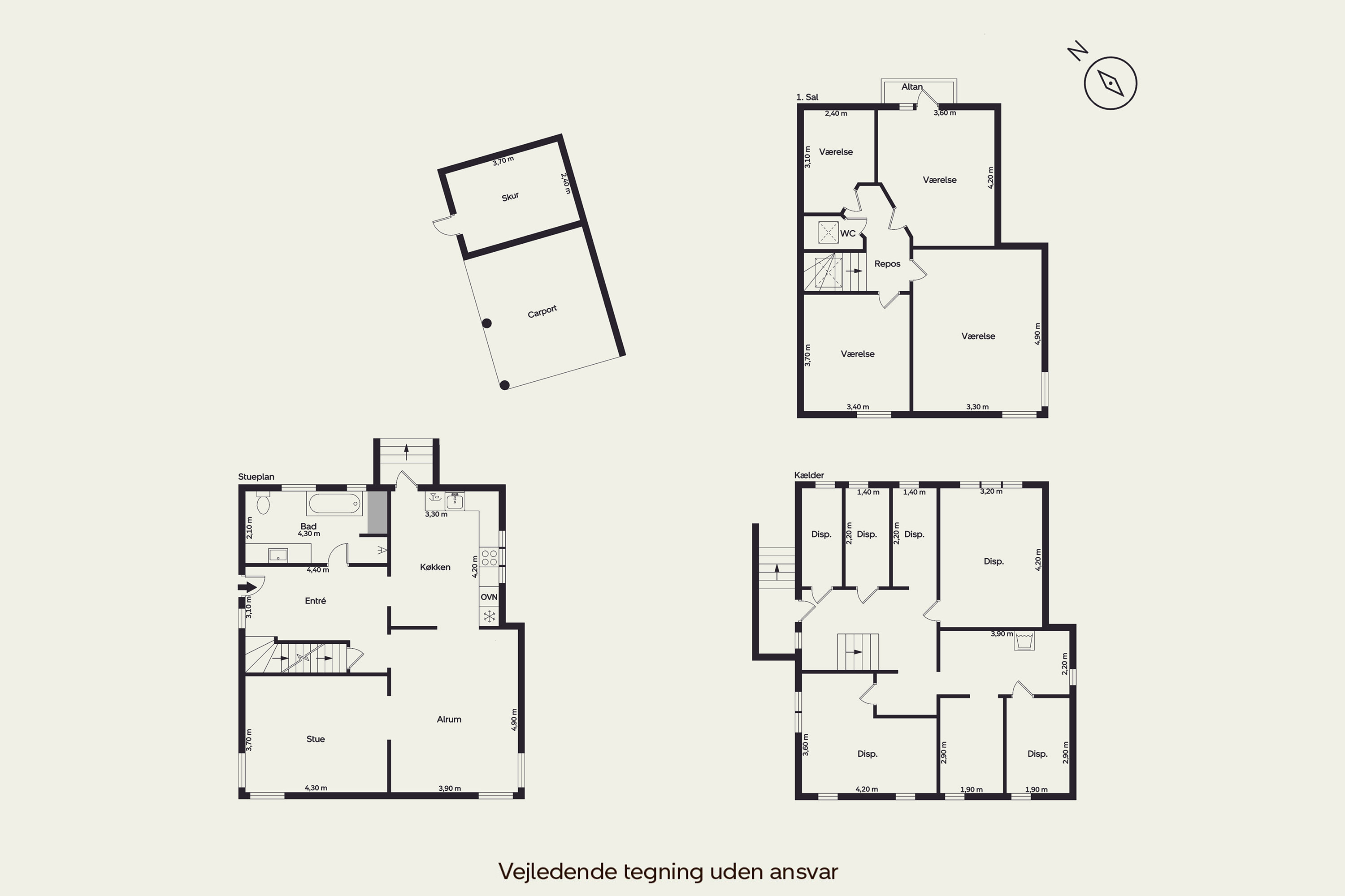 Plantegninger billede af Pilealle 17, 6900 Skjern