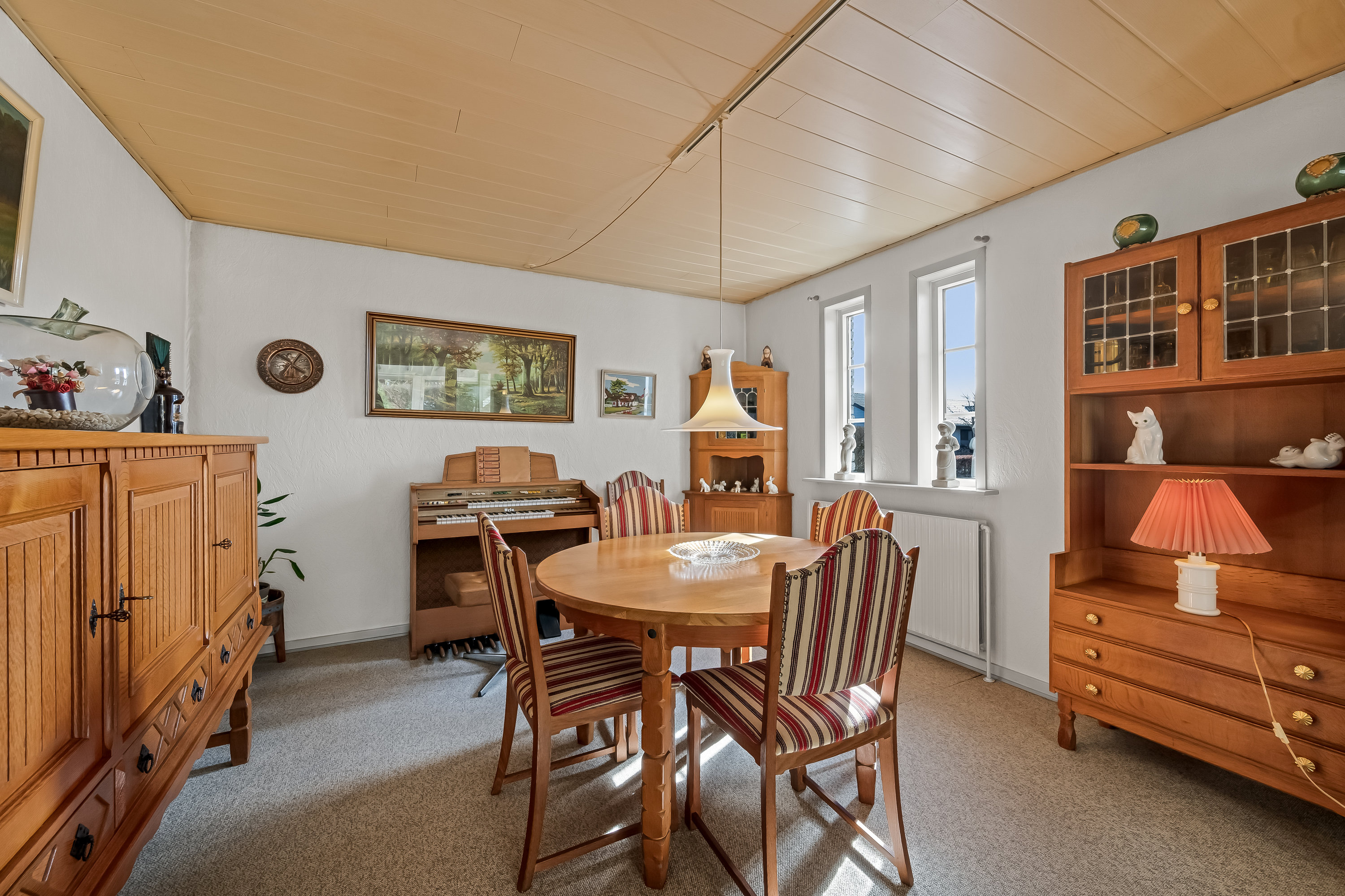 Fremhævet stue billede i fuldskærmstilstand. Billede af Kløvervænget 21, 6900 Skjern