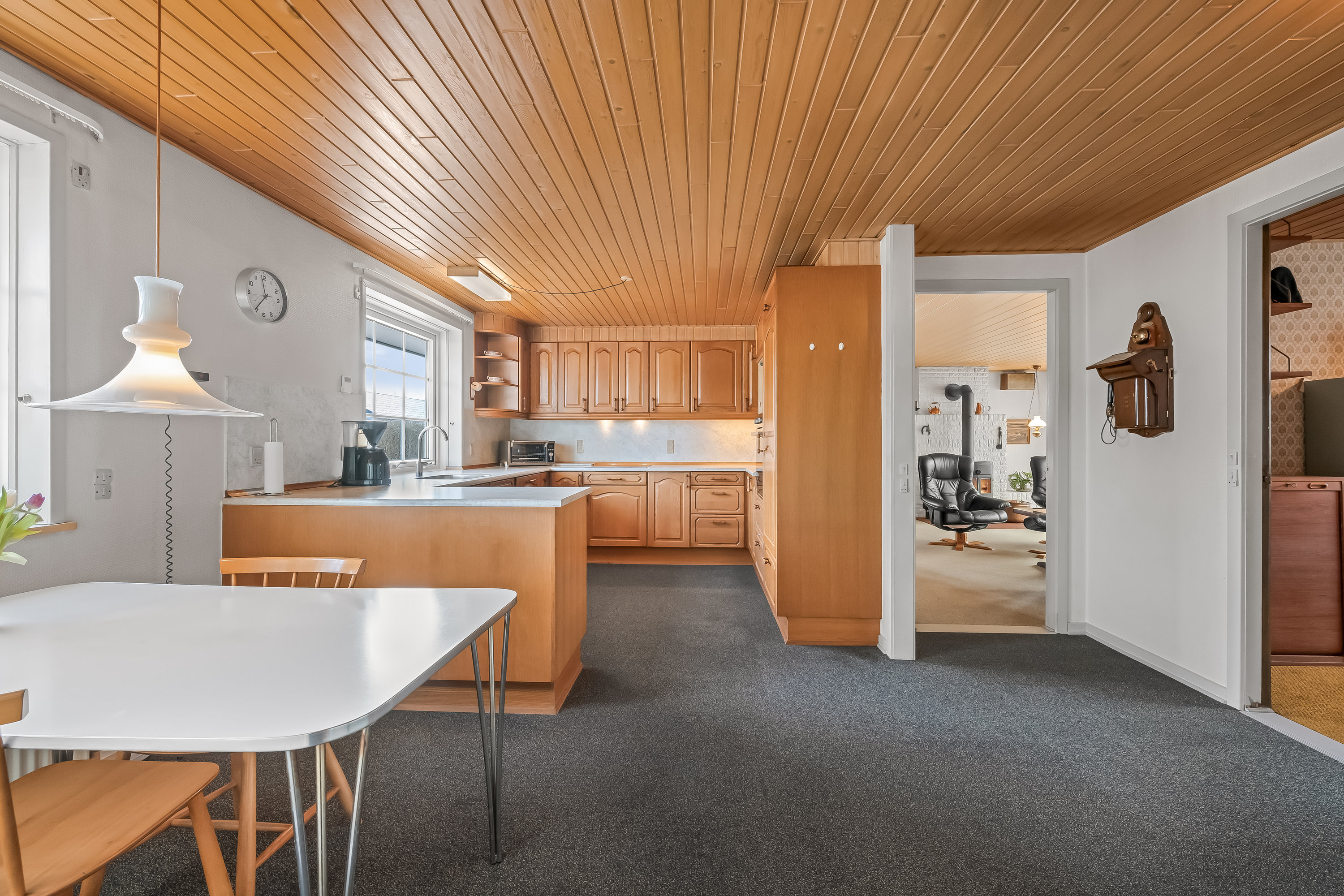 Fremhævet køkken billede i fuldskærmstilstand. Billede af Kløvervænget 21, 6900 Skjern