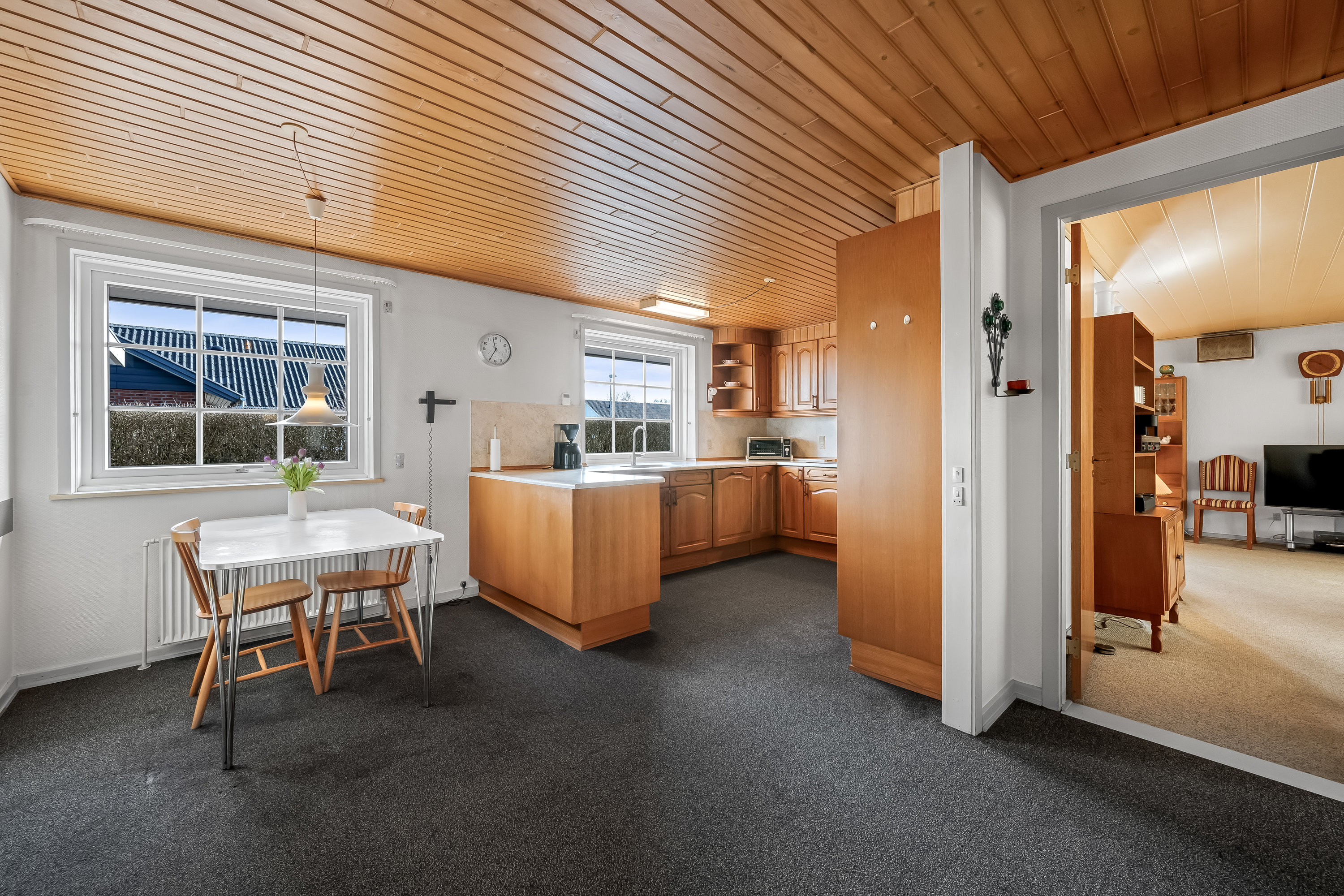 Fremhævet køkken billede i fuldskærmstilstand. Billede af Kløvervænget 21, 6900 Skjern