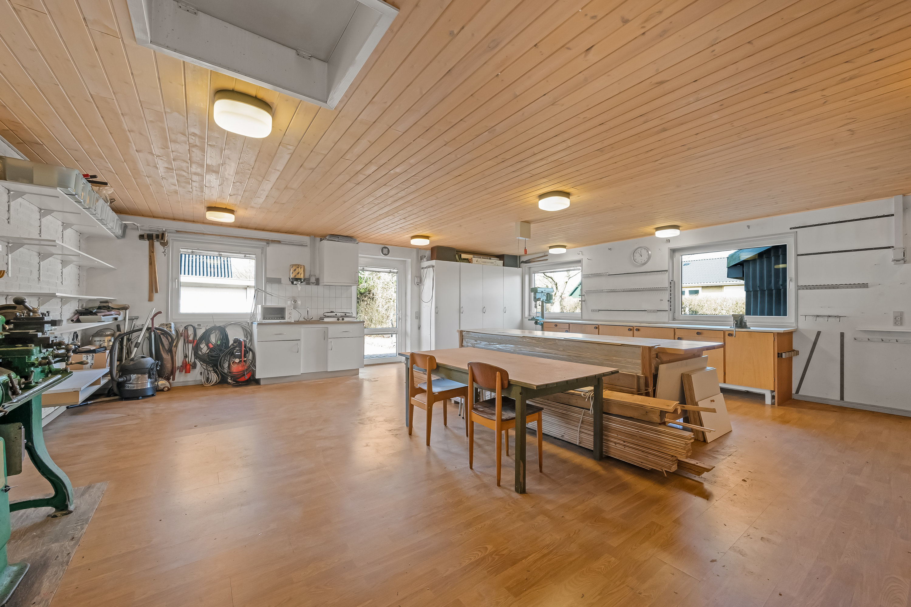 Fremhævet værksted  billede i fuldskærmstilstand. Billede af Kløvervænget 21, 6900 Skjern