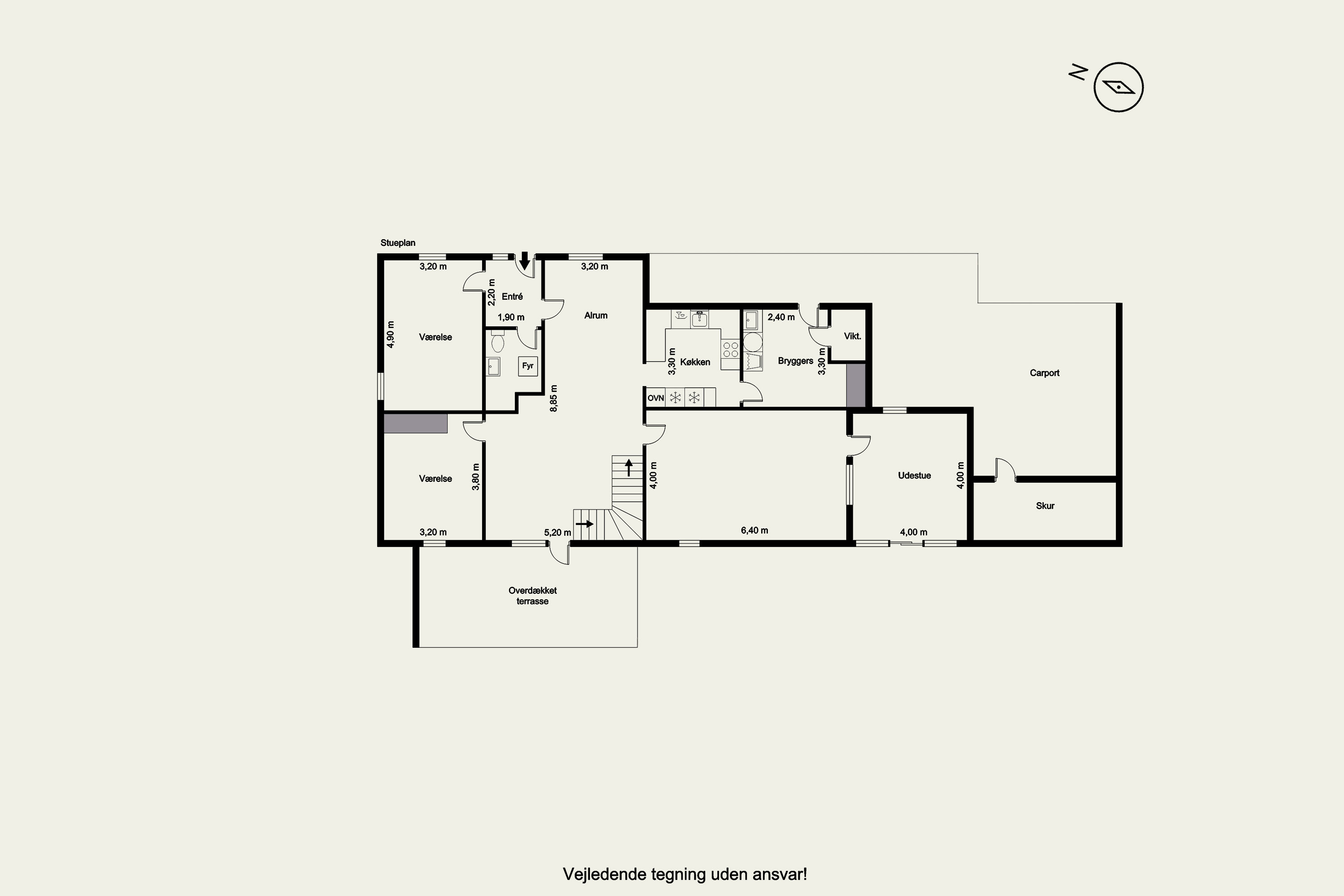 Plantegninger billede af Lisenborgvej 5, Bølling, 6900 Skjern