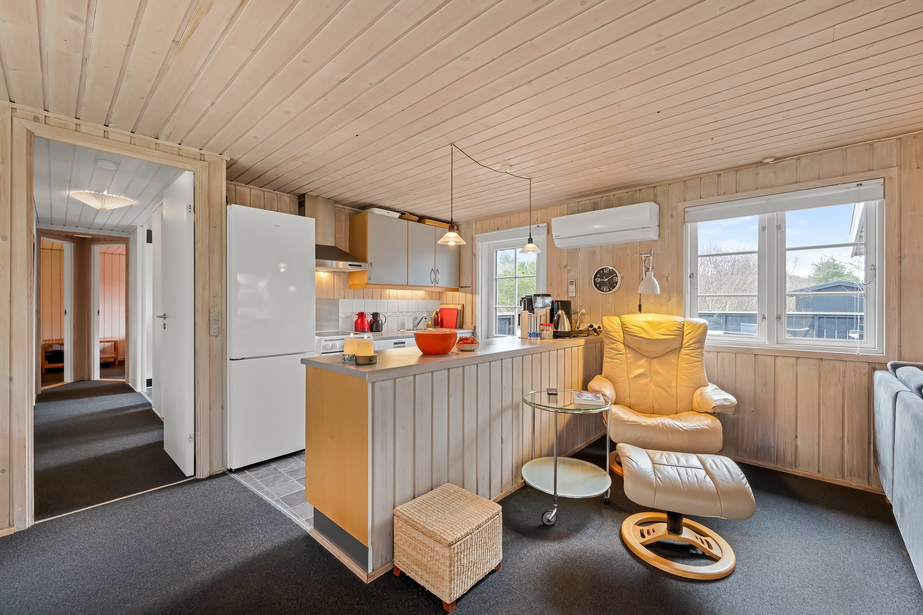 Fremhævet stue billede i fuldskærmstilstand. Billede af Rørsangervej 20, Lodbj Hede, 6950 Ringkøbing