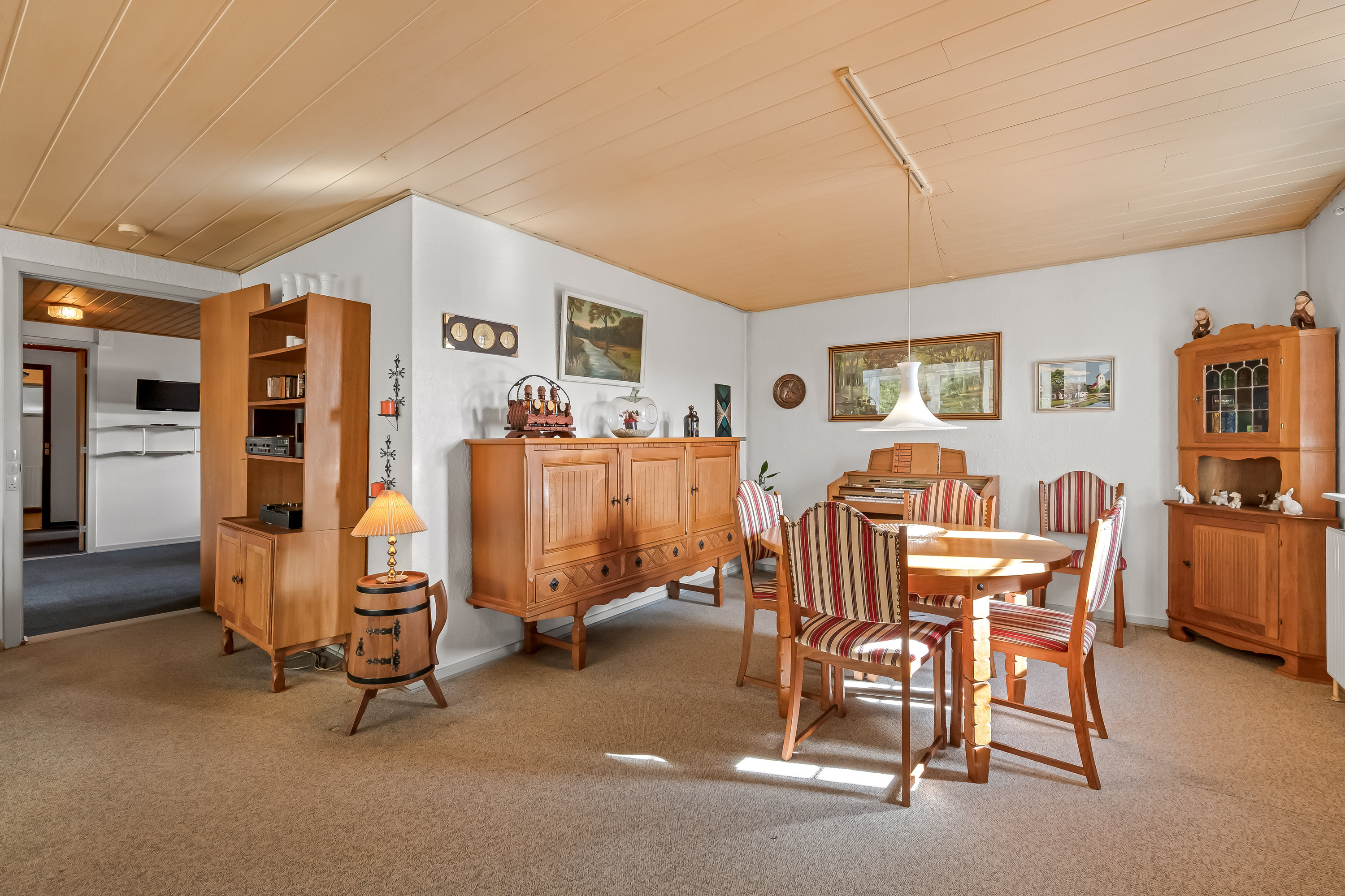 Fremhævet stue billede i fuldskærmstilstand. Billede af Kløvervænget 21, 6900 Skjern