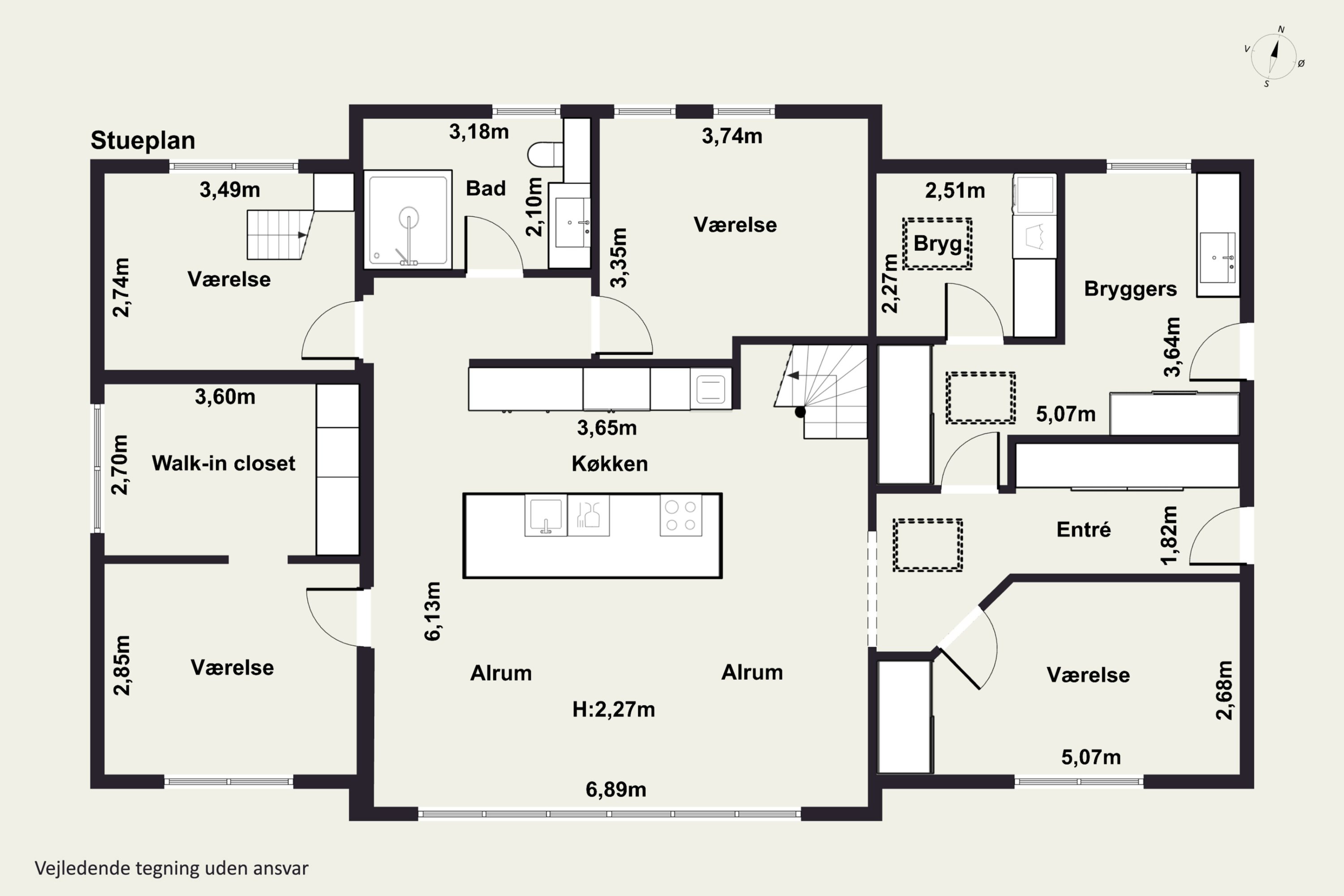 Plantegninger billede af Bakkegårdsvej 29, Kollund, 6340 Kruså