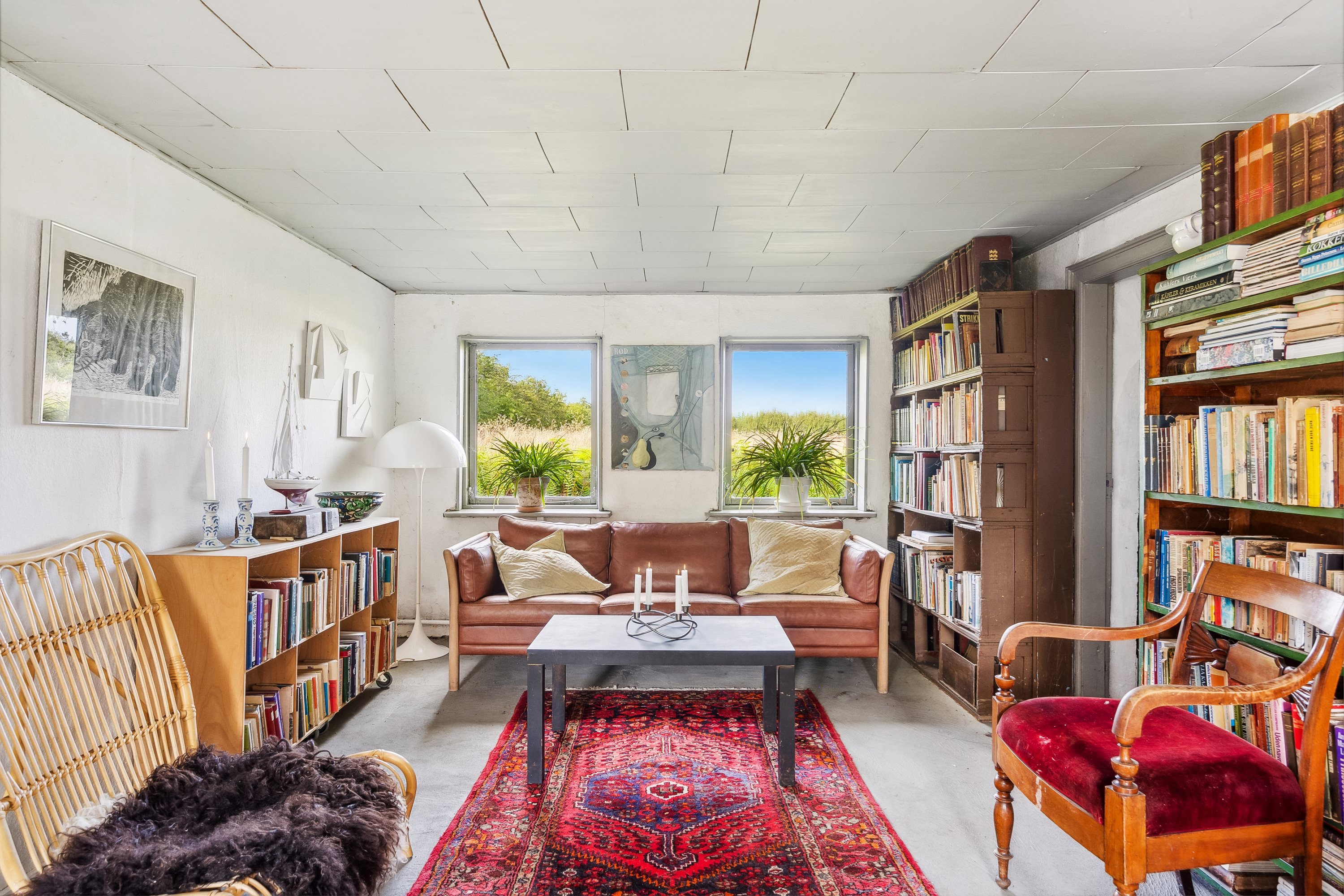 Fremhævet stue billede i fuldskærmstilstand. Billede af Fruerlundvej 55, Øster Hurup, 9560 Hadsund