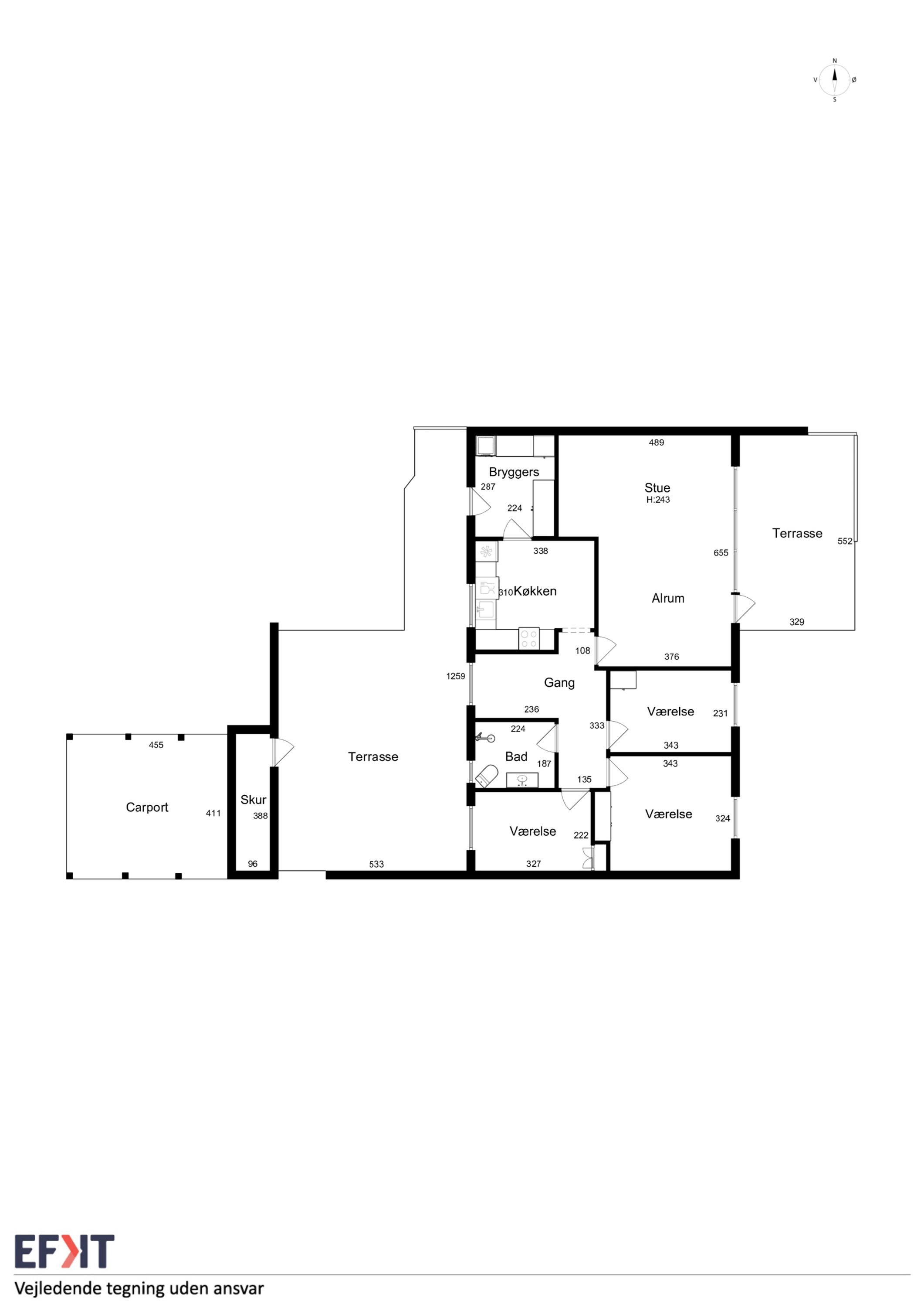 Plantegninger billede af Dalsvinget 18G, 7200 Grindsted
