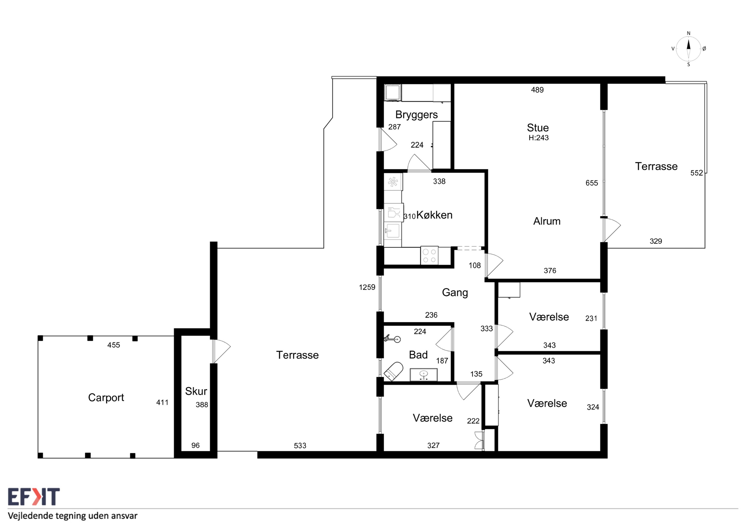 Plantegninger billede af Dalsvinget 18G, 7200 Grindsted