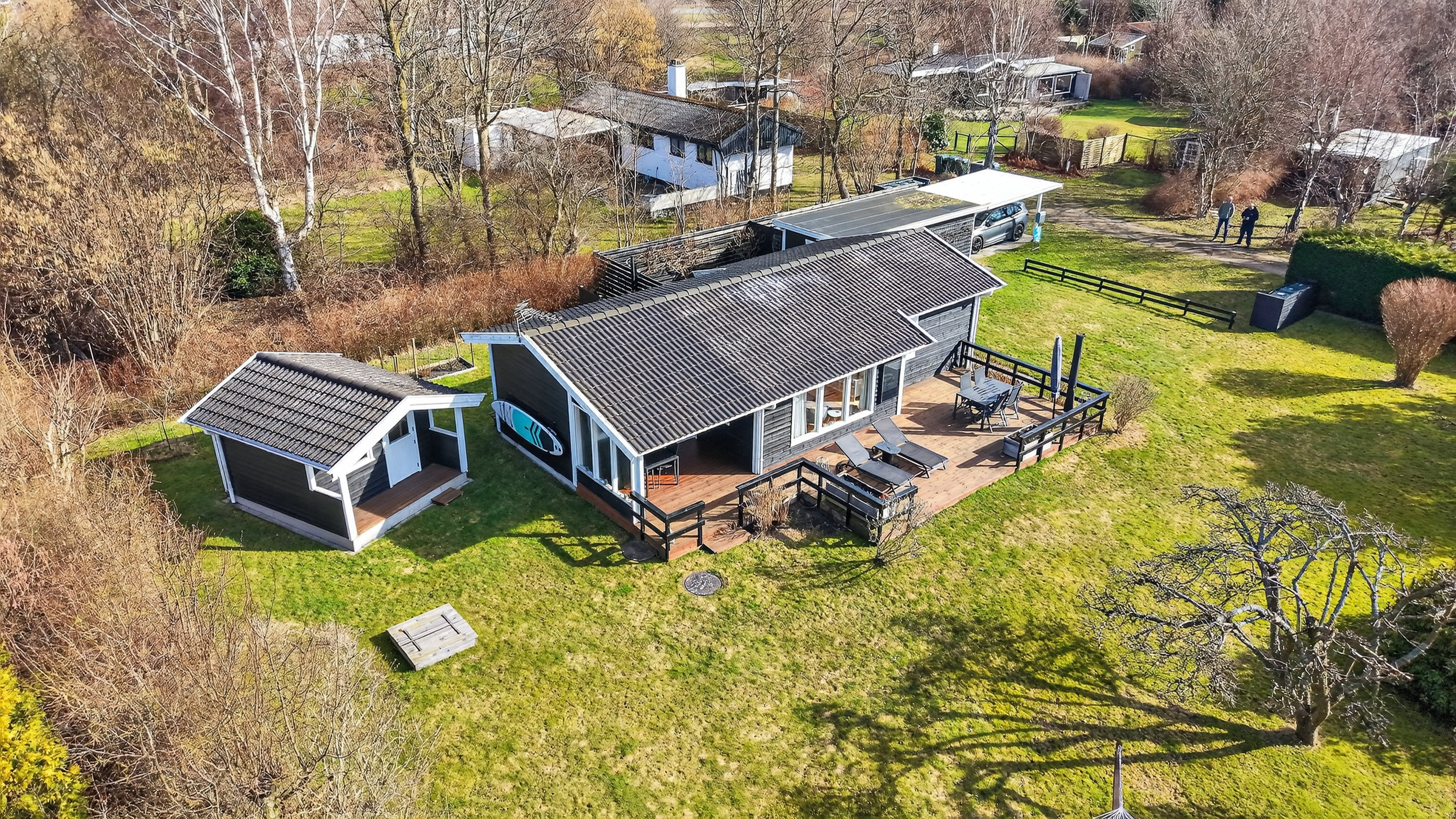 Fremhævet luftfoto billede i fuldskærmstilstand. Billede af Tværleddet 1, Ebbeløkke, 4500 Nykøbing Sj