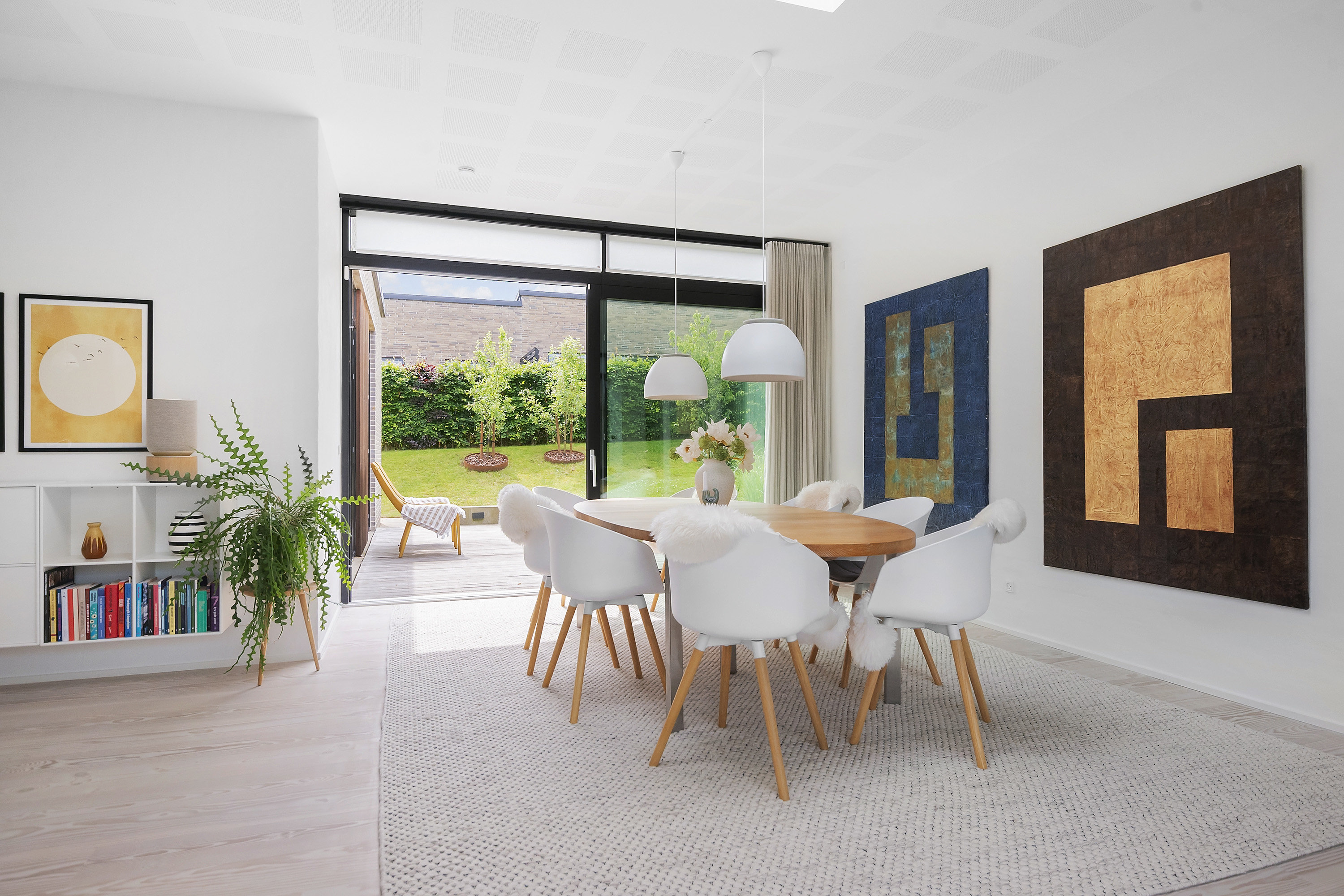 Fremhævet spisestue billede i fuldskærmstilstand. Billede af Overskov 21, 8300 Odder