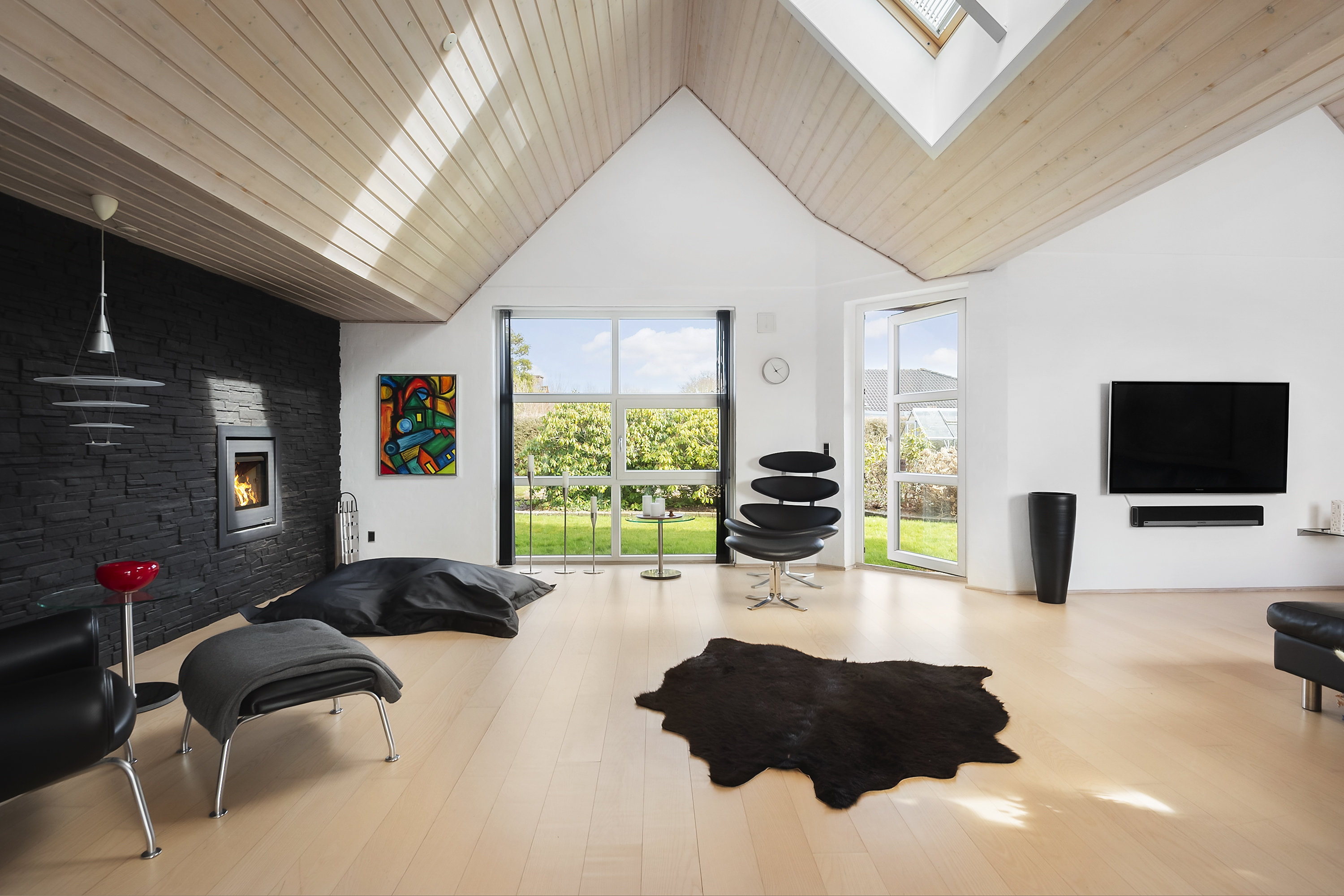 Fremhævet stue billede i fuldskærmstilstand. Billede af Hindbærvej 7, 6715 Esbjerg N