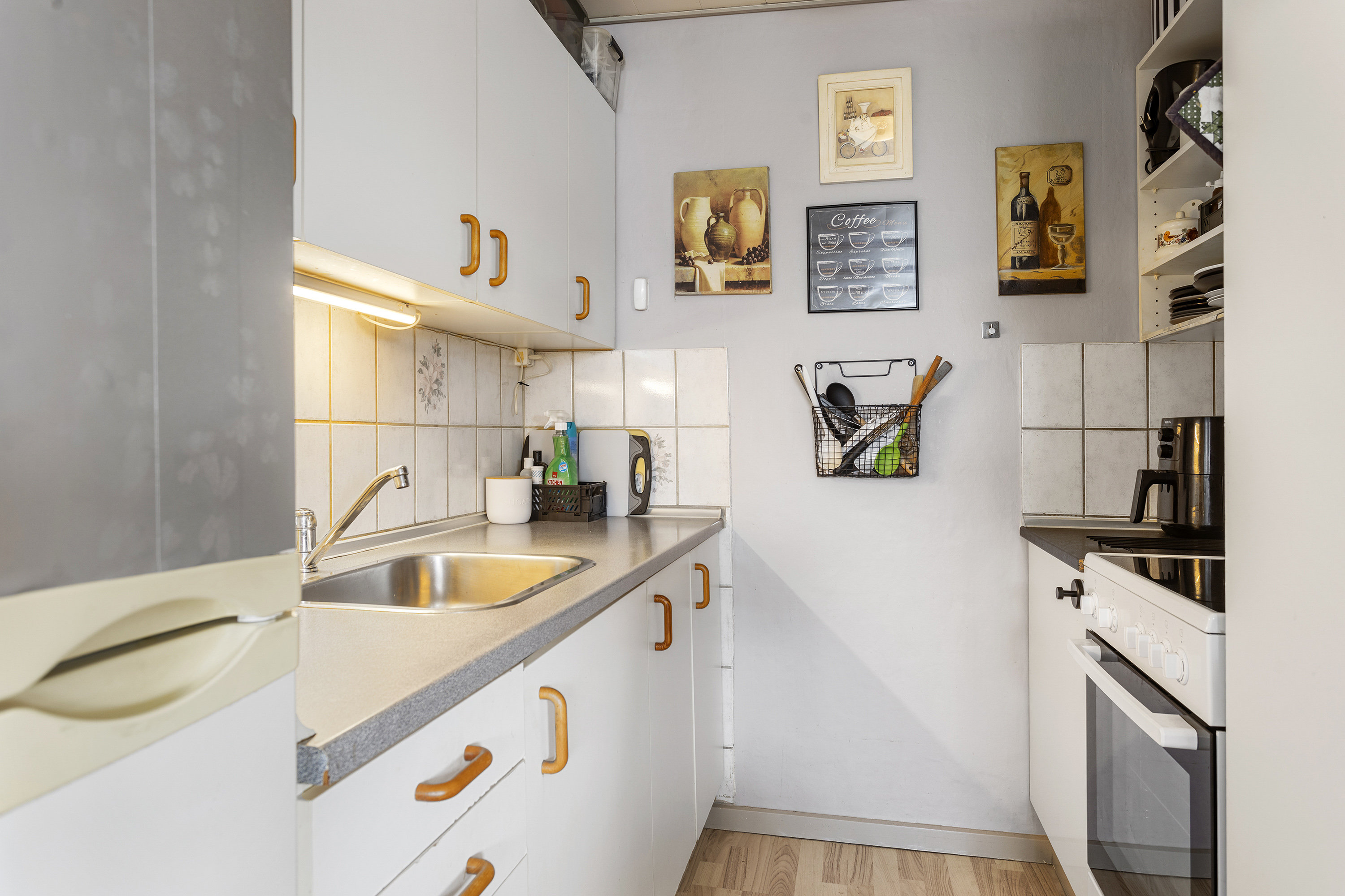 Fremhævet køkken billede i fuldskærmstilstand. Billede af Toftevænget 29, 9300 Sæby