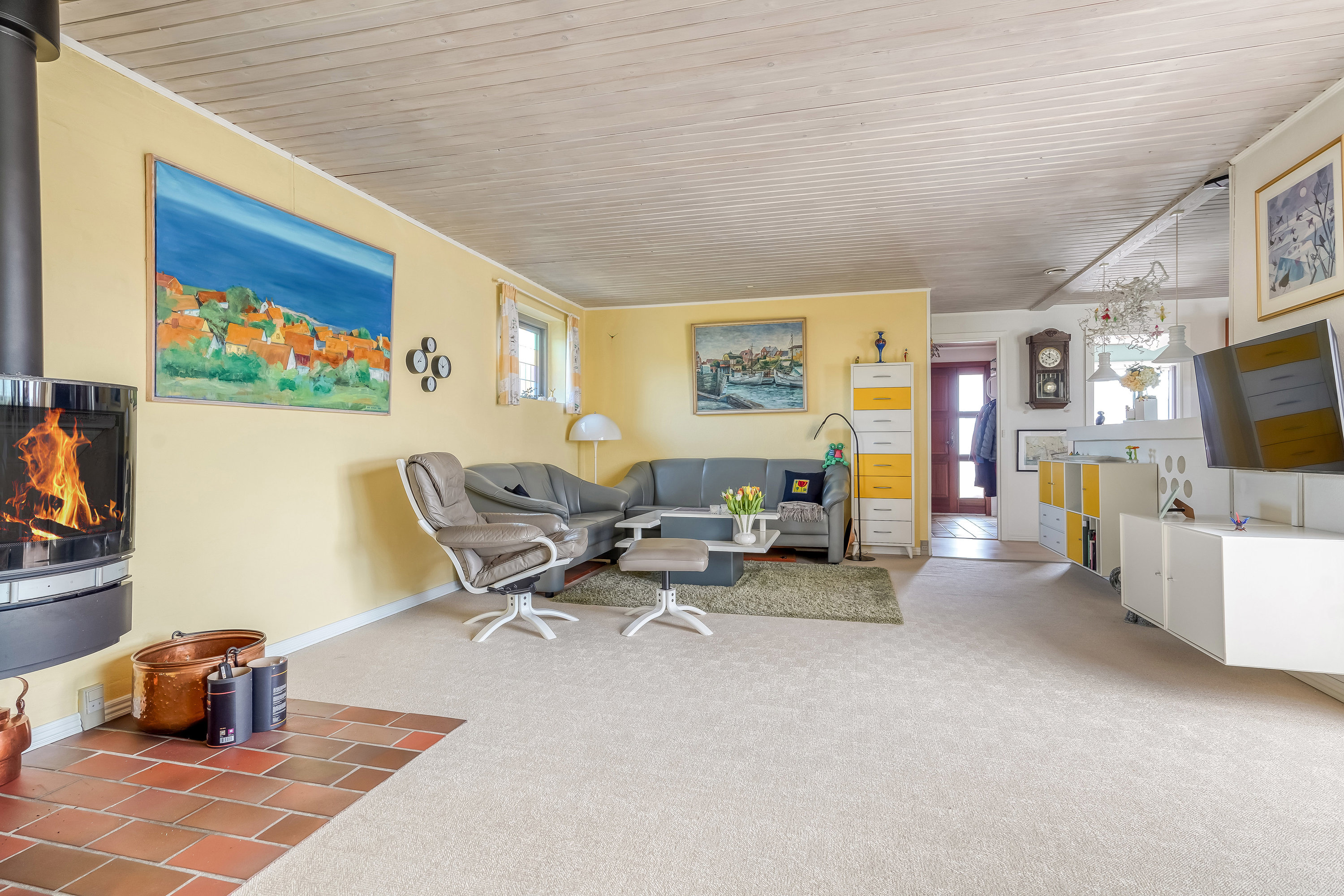 Fremhævet stue billede i fuldskærmstilstand. Billede af Udsigten 10, 5500 Middelfart