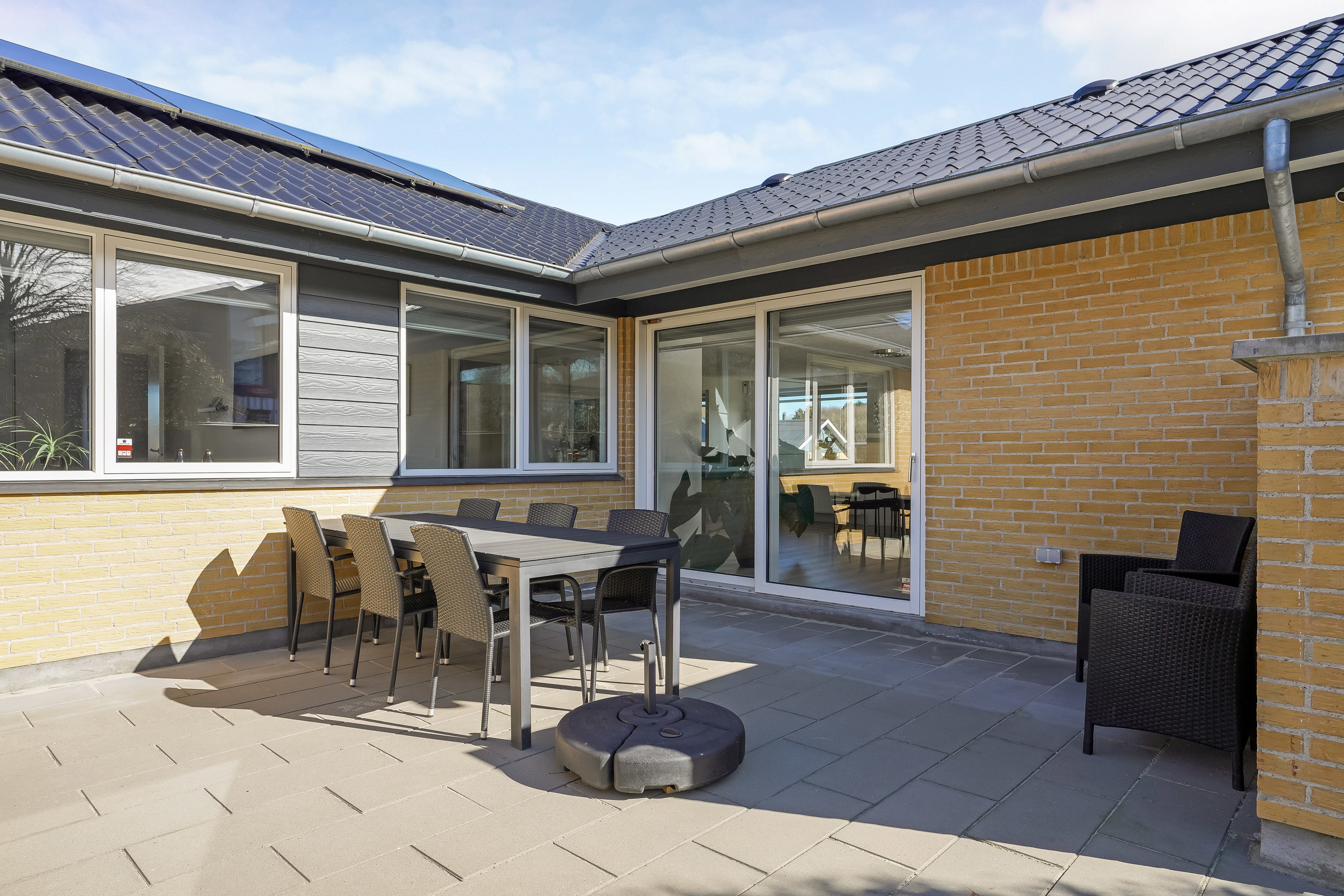 Fremhævet terrasse billede i fuldskærmstilstand. Billede af Egevang 19, 8740 Brædstrup