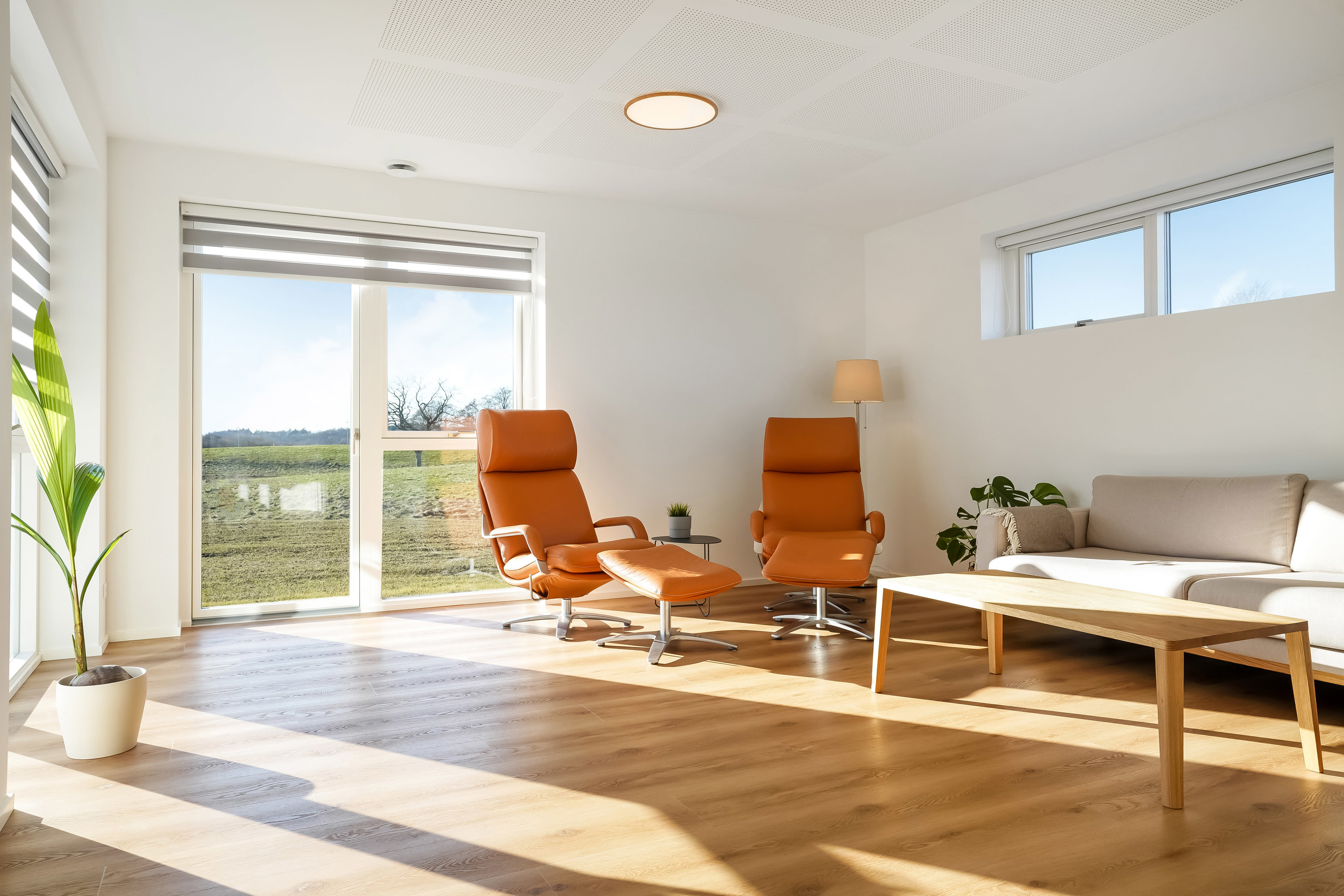 Fremhævet stue billede i fuldskærmstilstand. Billede af Vesterled 34, 5690 Tommerup