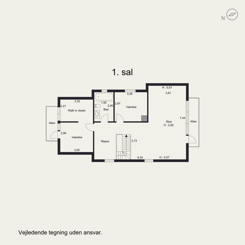 Plantegninger billede af Platanalle 11, 8700 Horsens