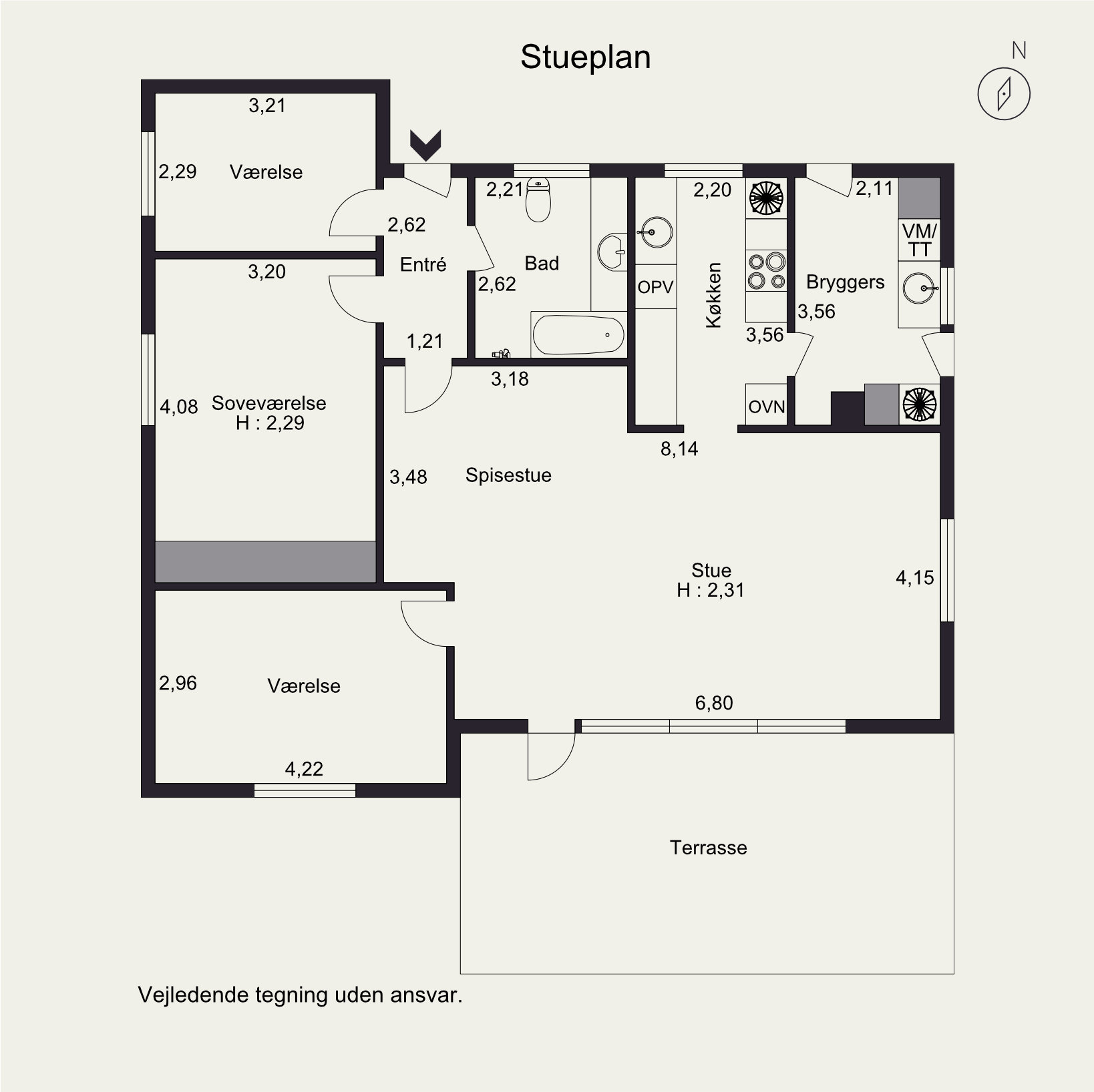 Plantegninger billede af Fjordglimtsvej 21, 8700 Horsens