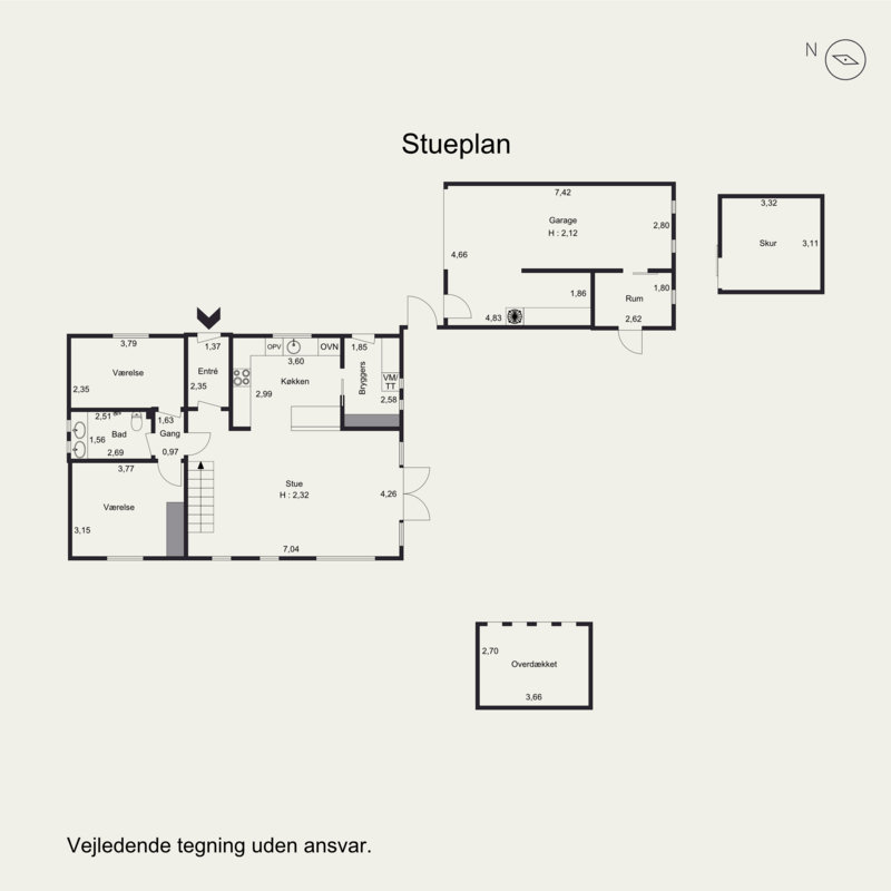 Plantegninger billede af Bavnegårdsvej 91, Kolt, 8361 Hasselager