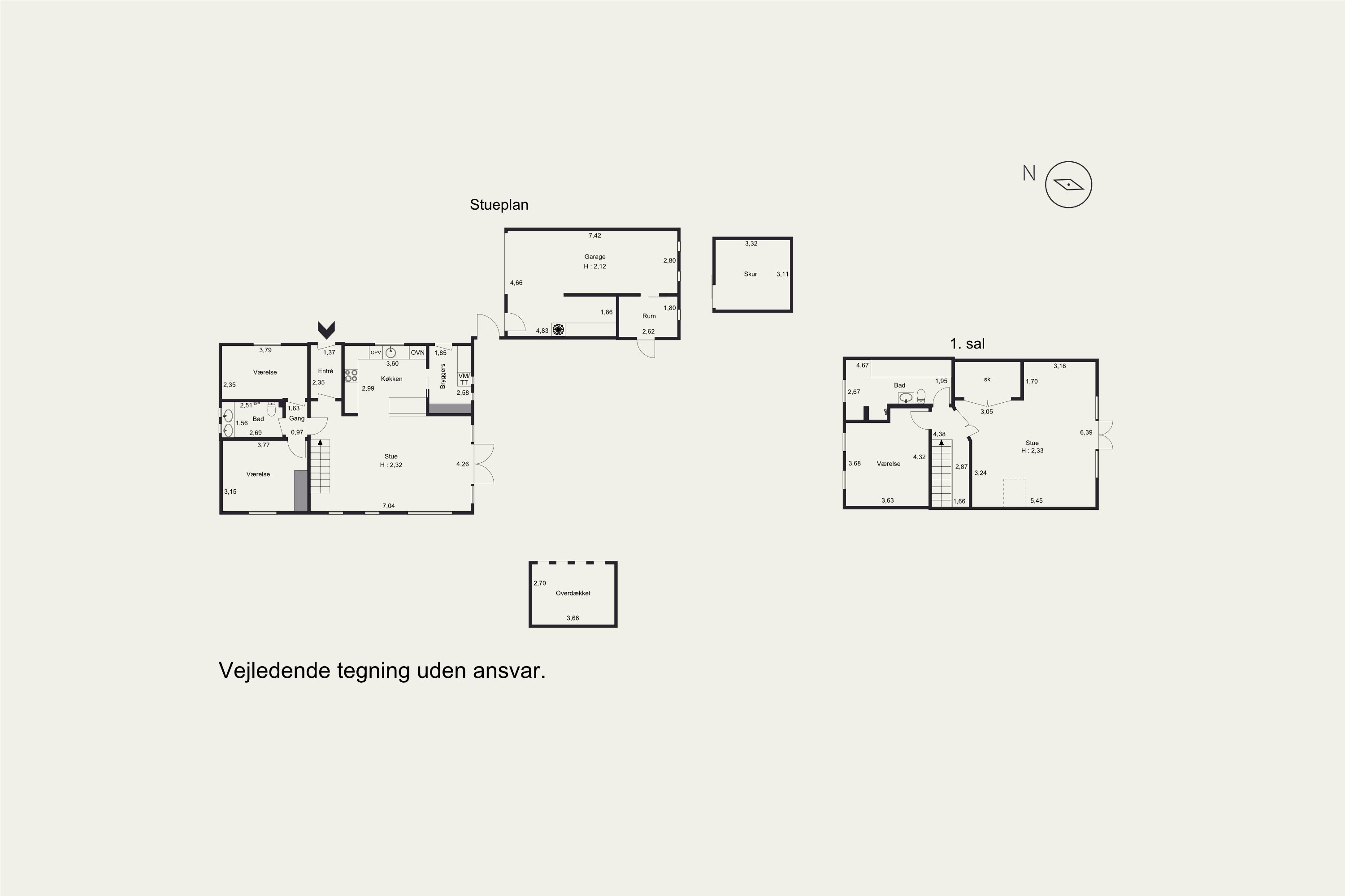 Plantegninger billede af Bavnegårdsvej 91, Kolt, 8361 Hasselager