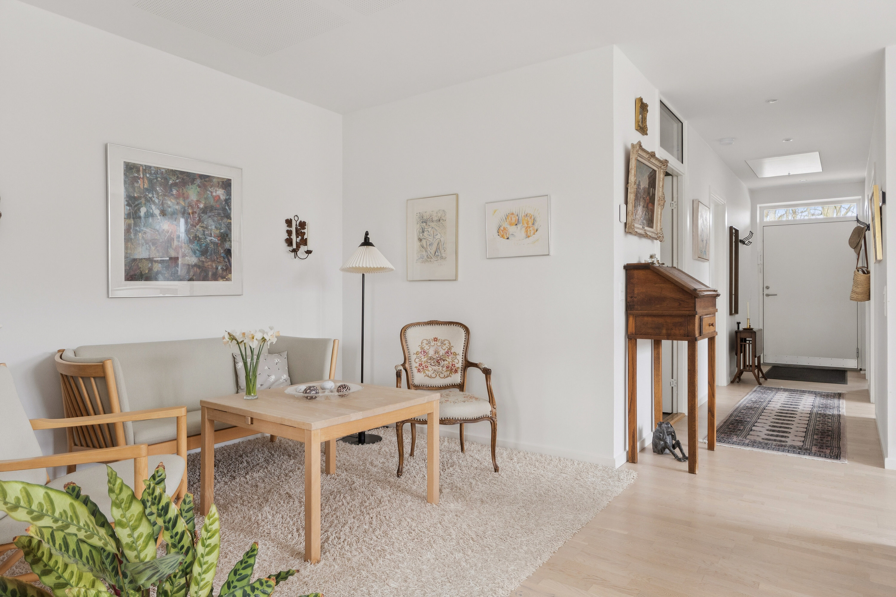 Fremhævet stue billede i fuldskærmstilstand. Billede af Svanelundsvej 6F, 1. 1., 9800 Hjørring