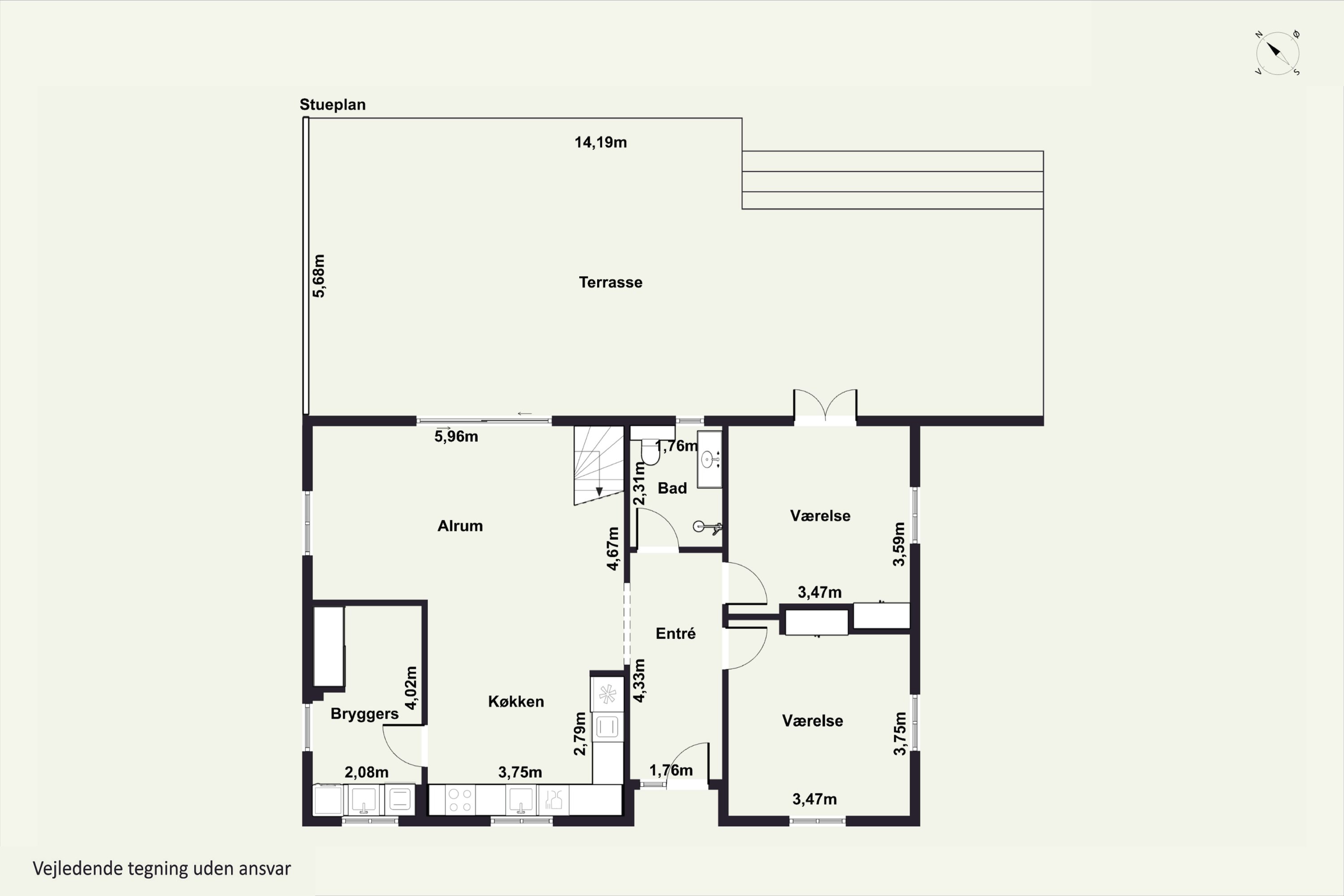 Plantegninger billede af Peter Olsens Vej 2G, 3100 Hornbæk