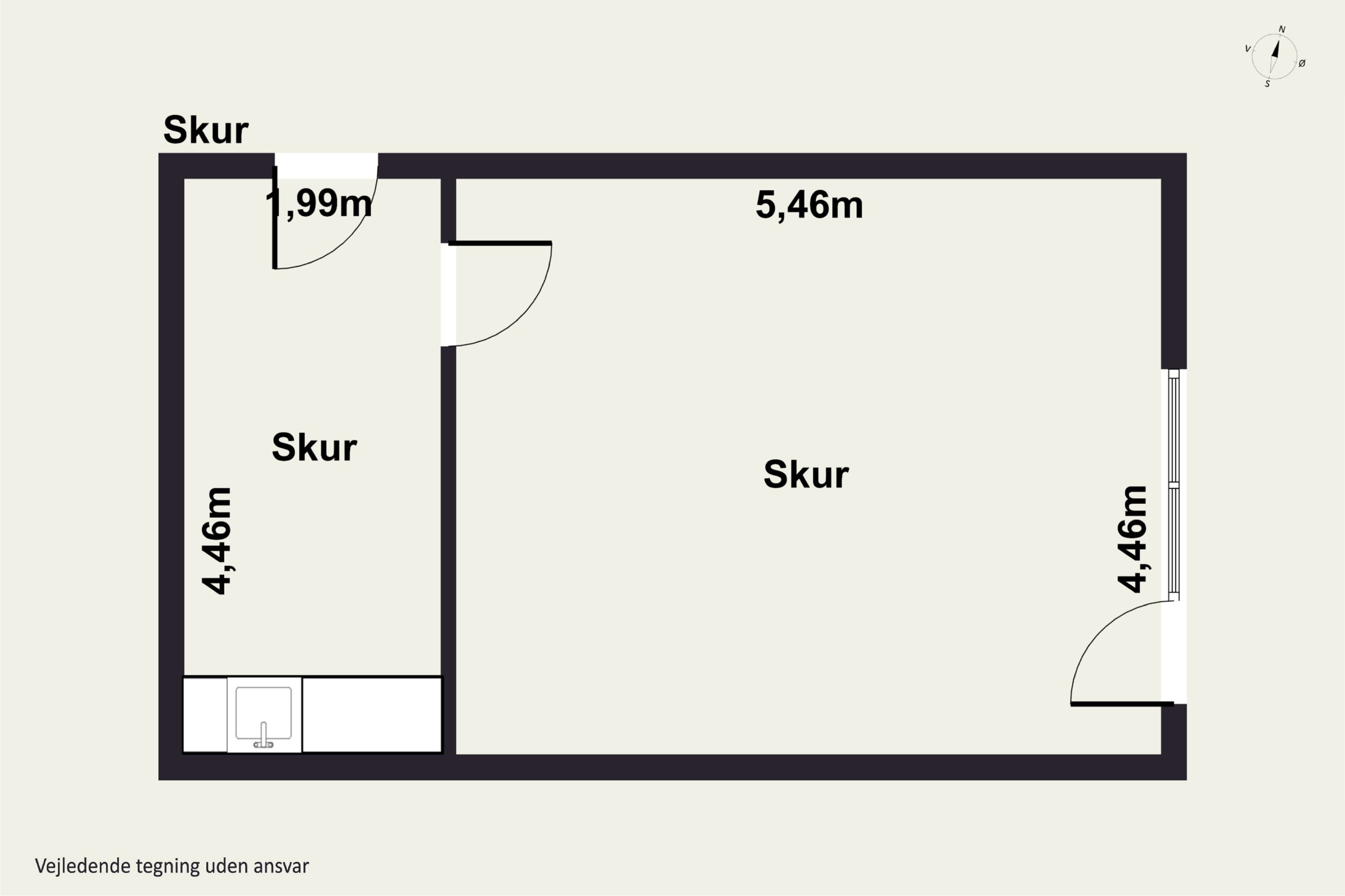 Plantegninger billede af Vesterhavsgade 75, Vorupør, 7700 Thisted