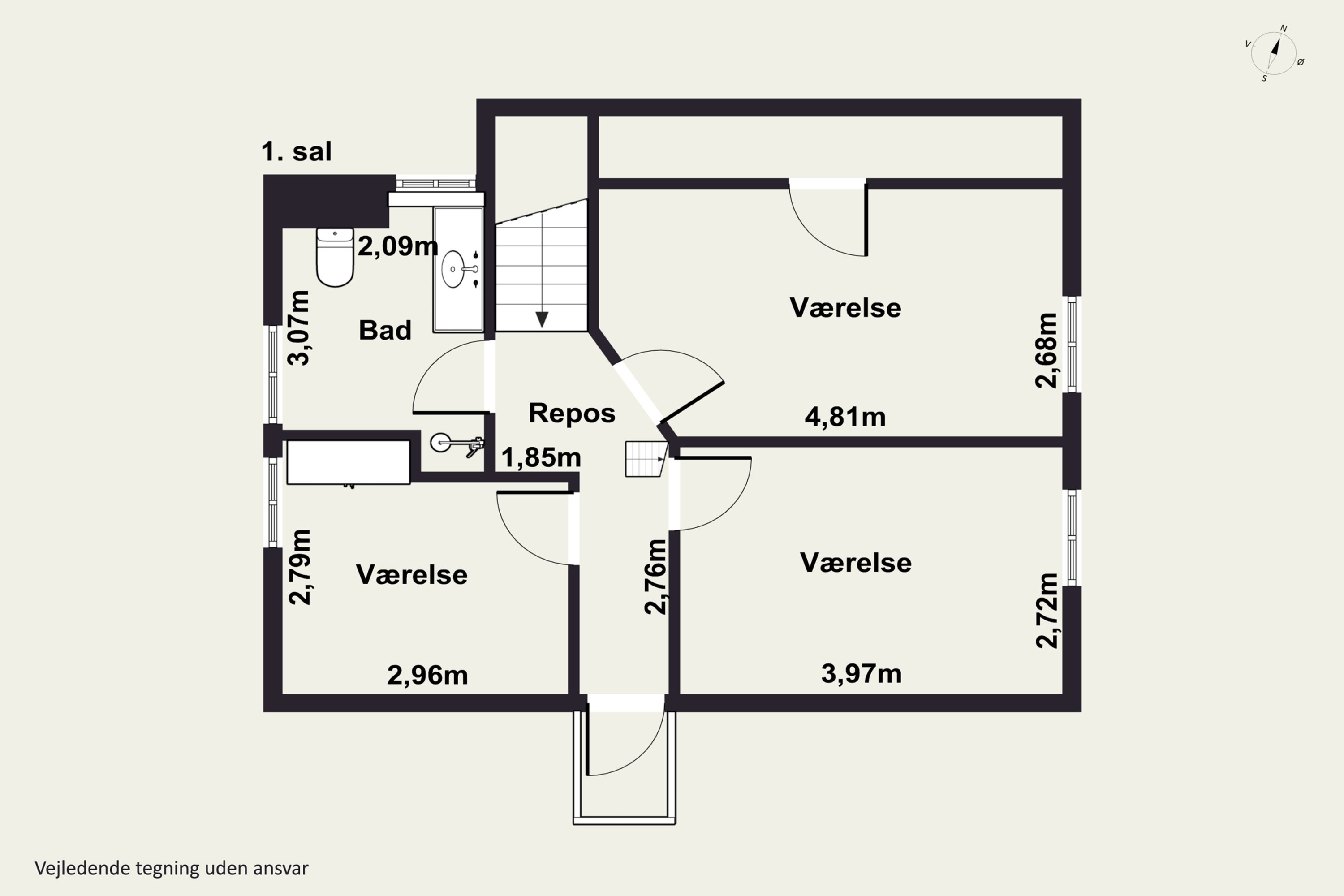 Plantegninger billede af Nørre Alle 7, 9881 Bindslev