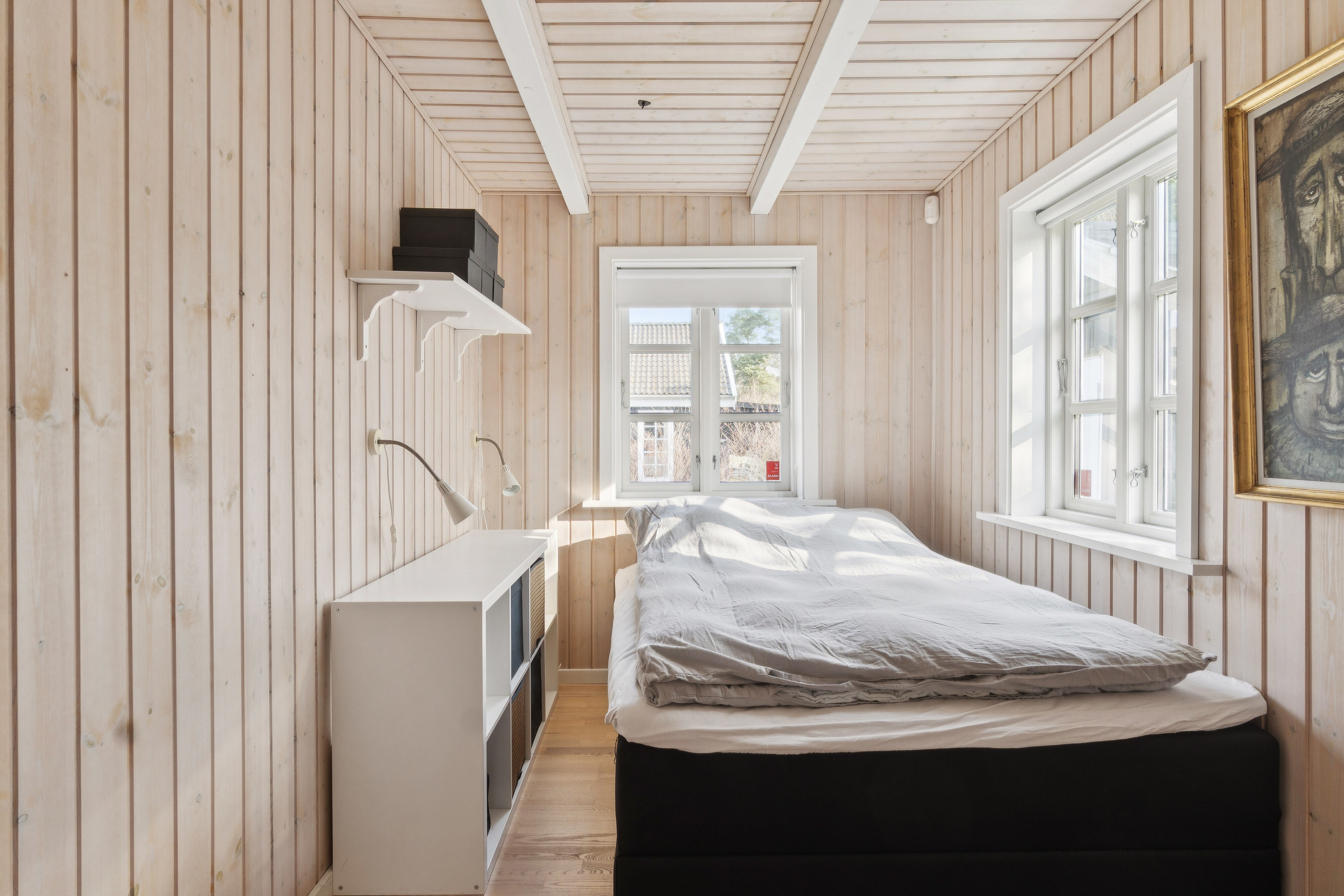 Fremhævet soveværelse billede i fuldskærmstilstand. Billede af Leifavej Østre 6, 4550 Asnæs