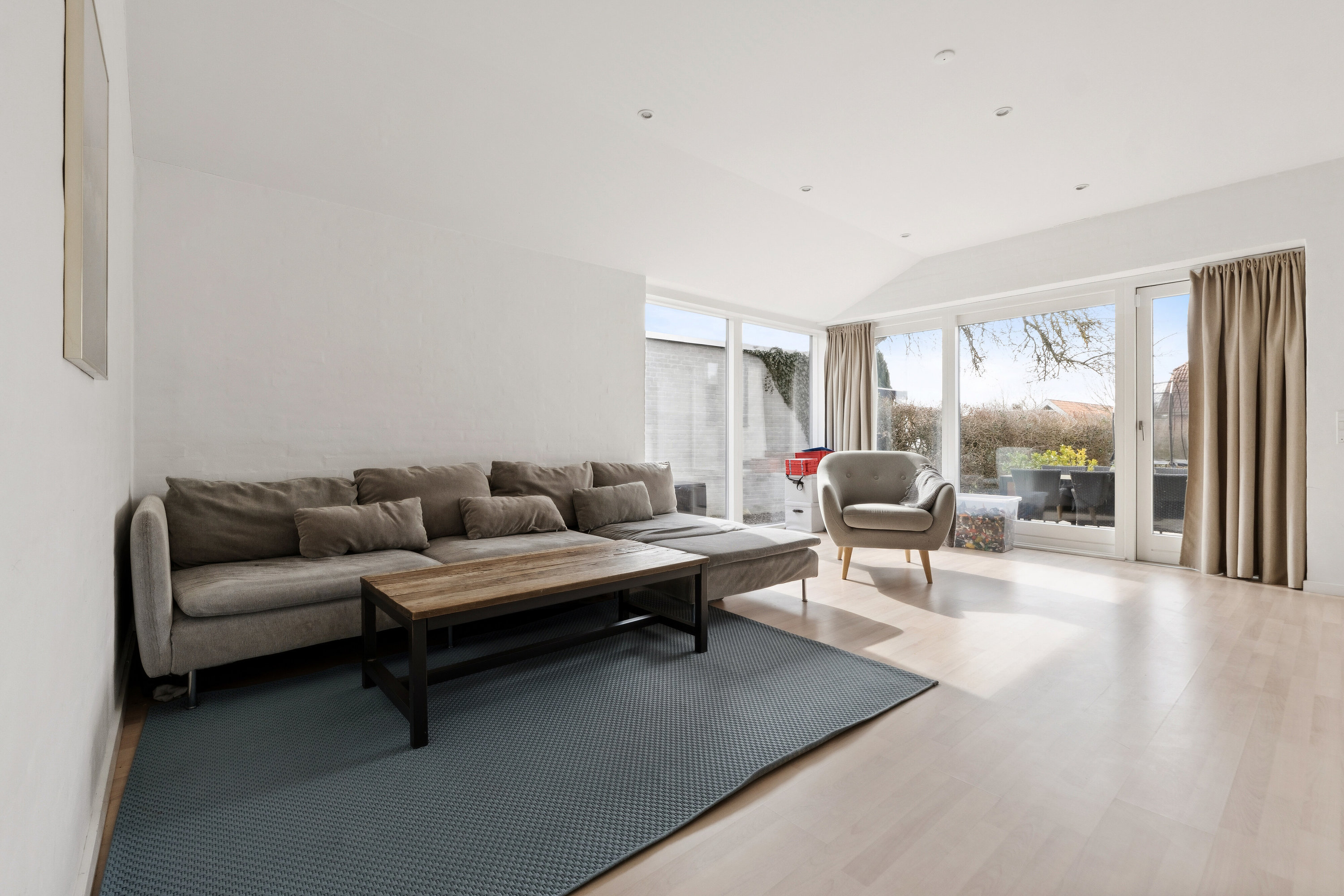 Fremhævet stue billede i fuldskærmstilstand. Billede af Lykkesholms Allé 19, 8260 Viby J