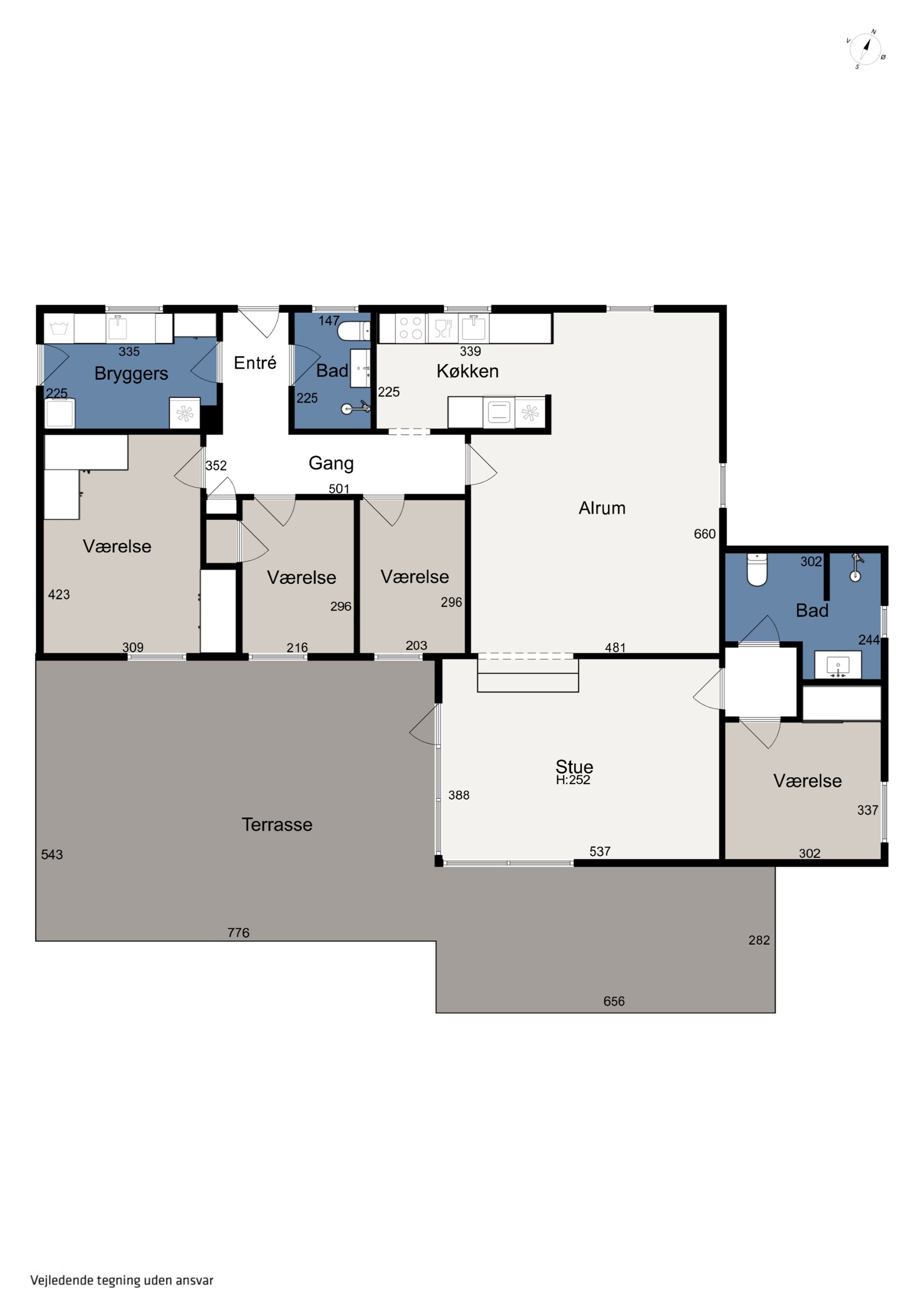 Plantegninger billede af Lykkesholms Allé 19, 8260 Viby J