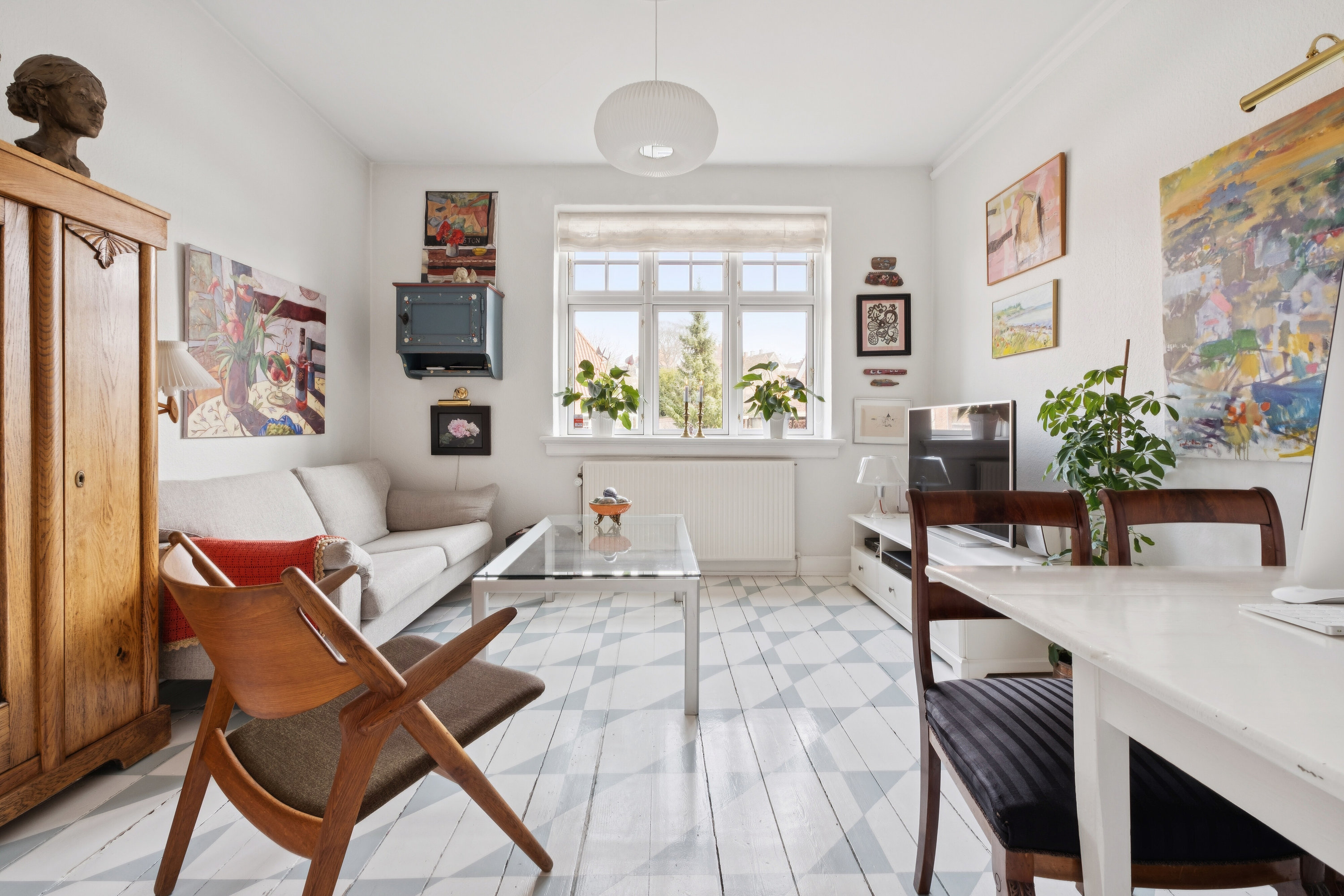 Fremhævet stue billede i fuldskærmstilstand. Billede af Byvolden 9, 4000 Roskilde