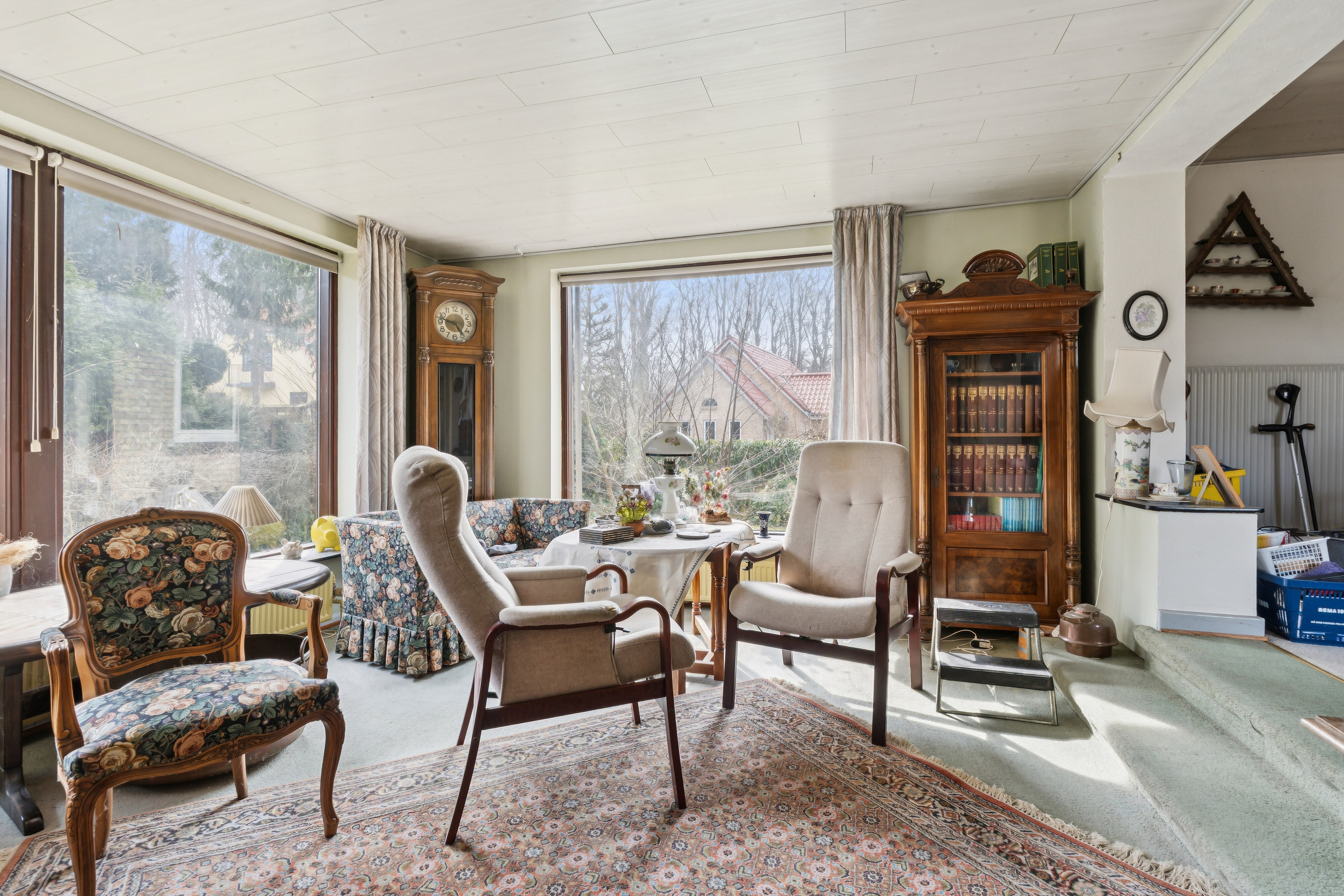 Fremhævet stue billede i fuldskærmstilstand. Billede af Skovvej 10, 6340 Kruså