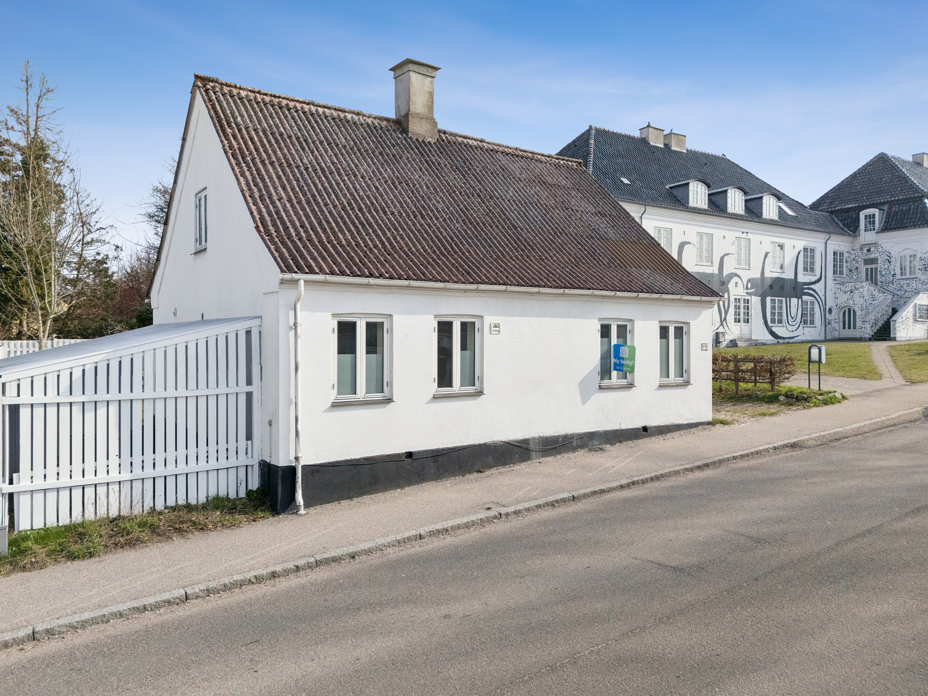 Fremhævet set fra vejen billede i fuldskærmstilstand. Billede af Rødhøj 9, 4550 Asnæs
