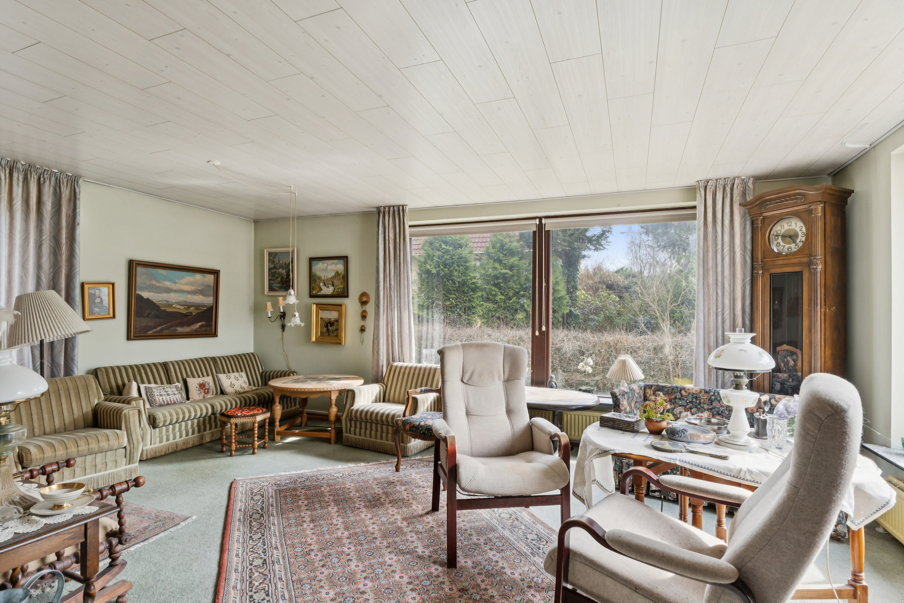 Fremhævet stue billede i fuldskærmstilstand. Billede af Skovvej 10, 6340 Kruså