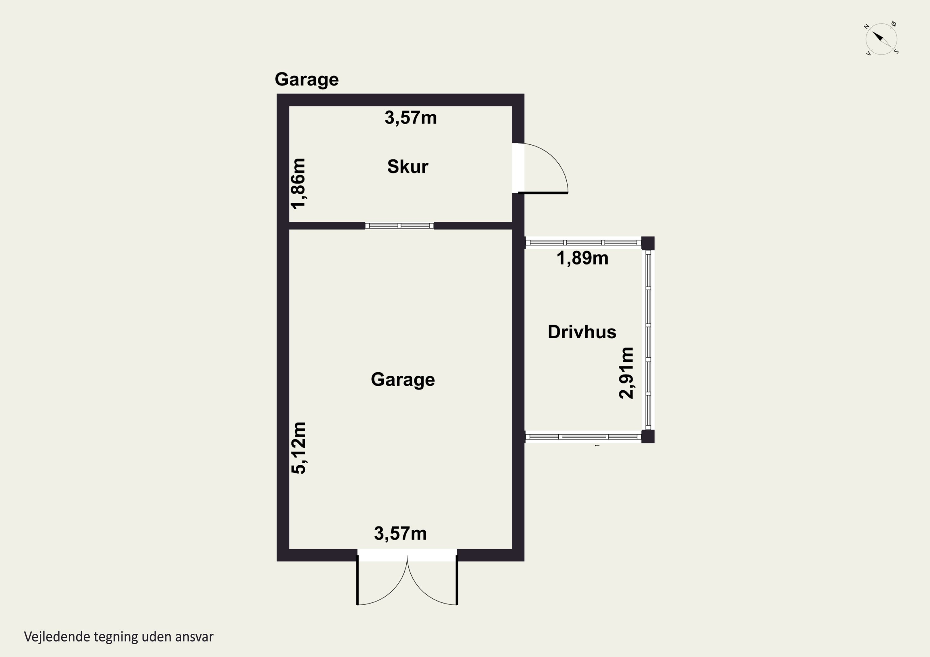 Plantegninger billede af Skovvej 10, 6340 Kruså